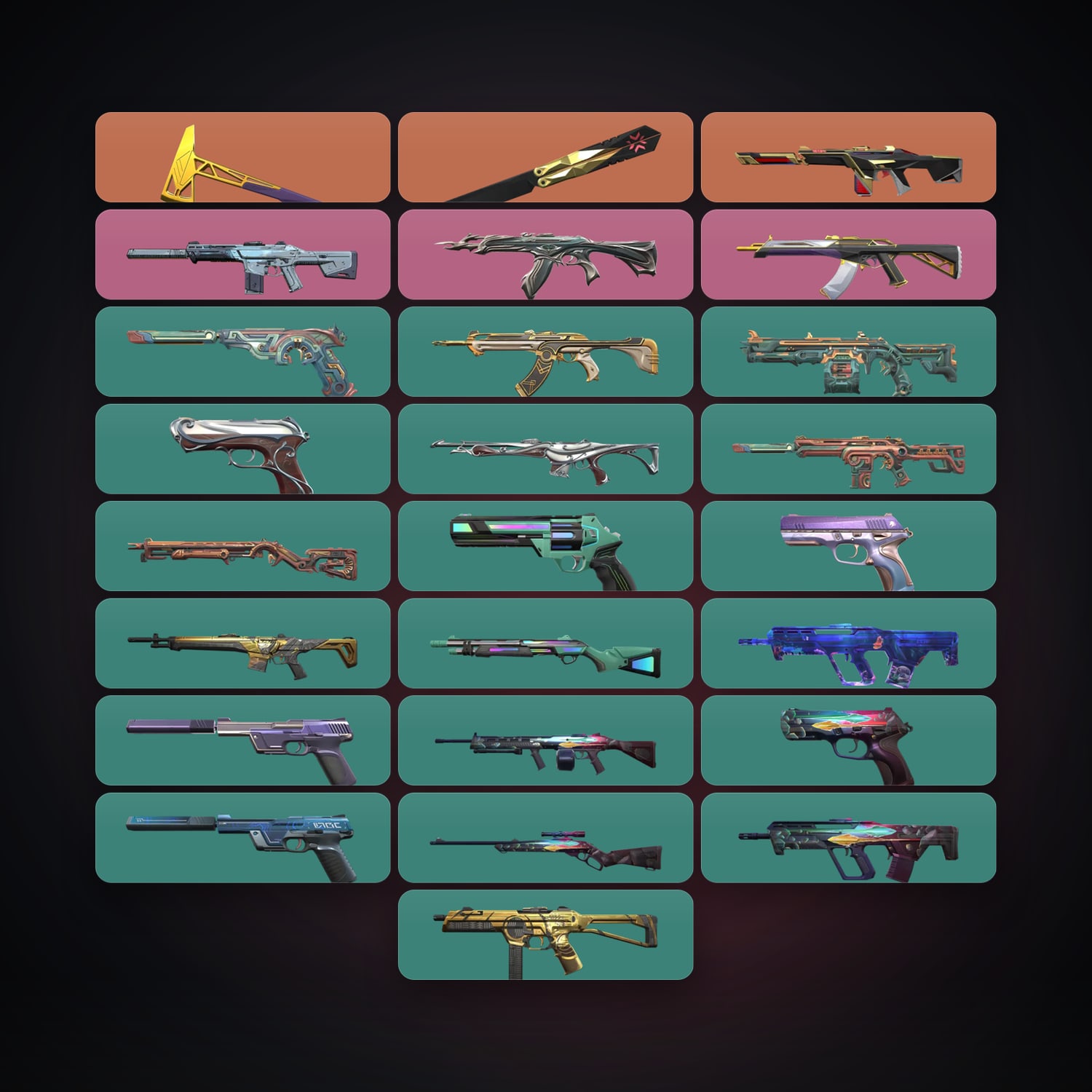 NA Silver 2 locker — 2 knives, 25 skins, lvl 69 — HabibiAccounts