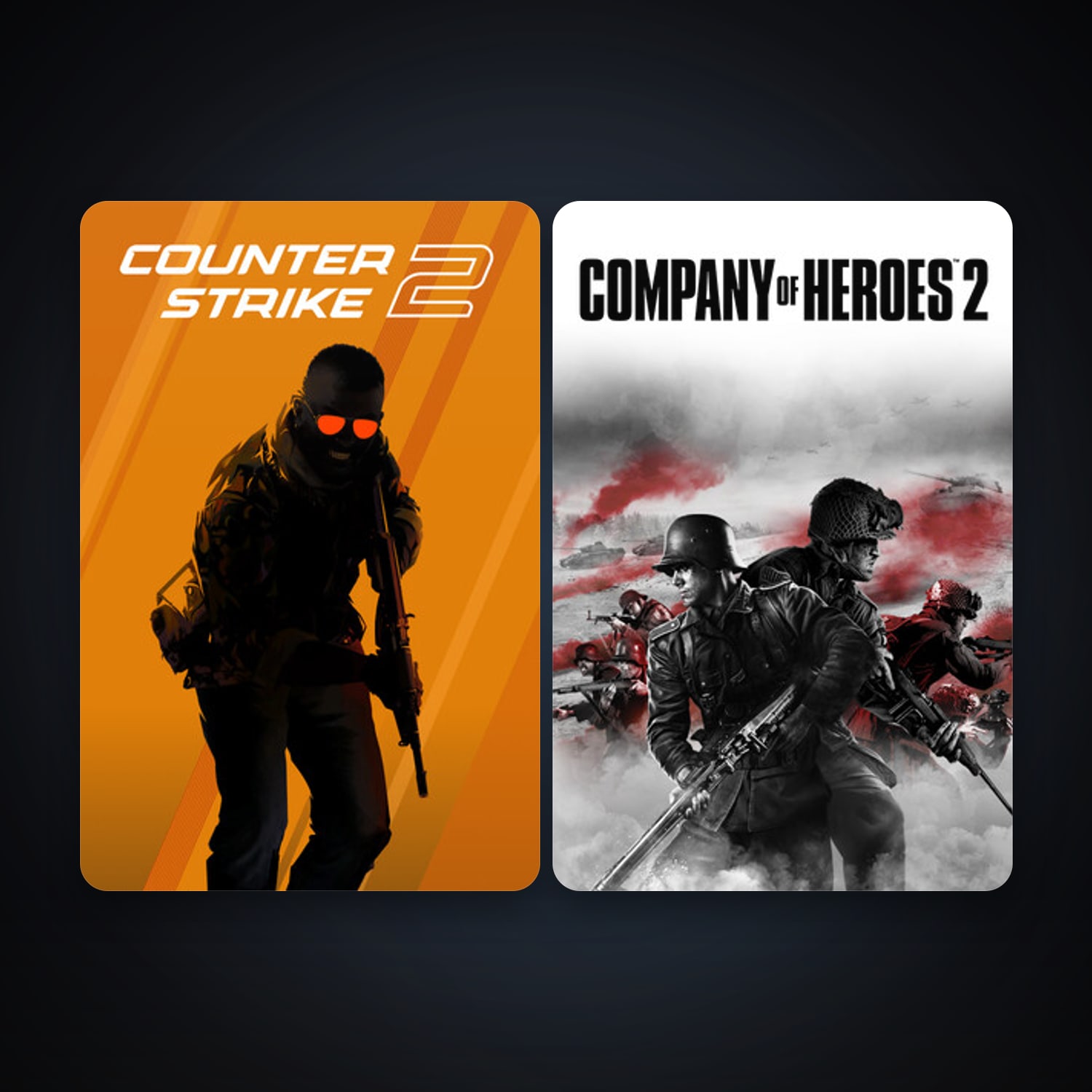 CS2 Prime + Company of Heroes 2, 2 games, clean — HabibiAccounts