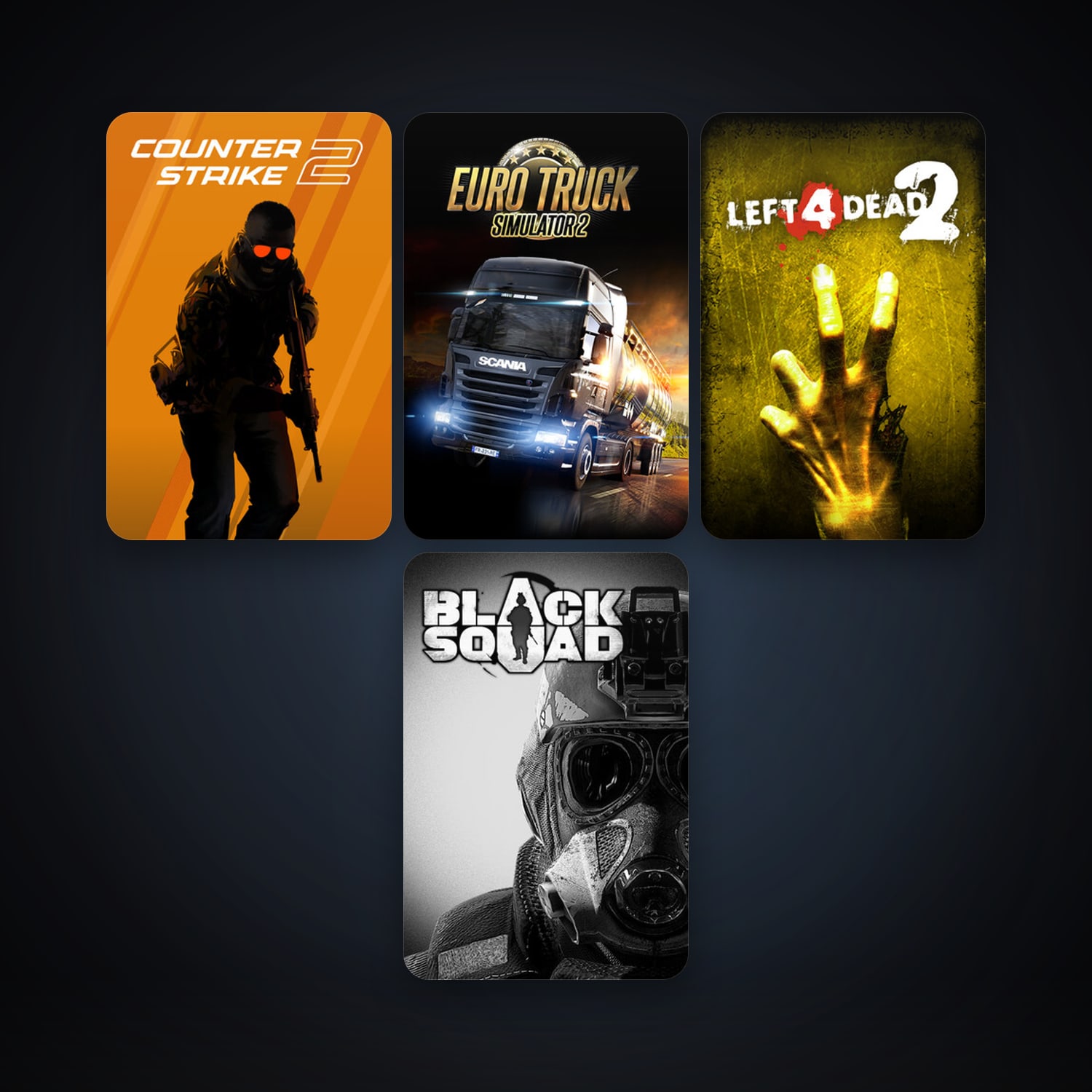 Left 4 Dead 2 + CS2 Prime, 10 games, clean — HabibiAccounts