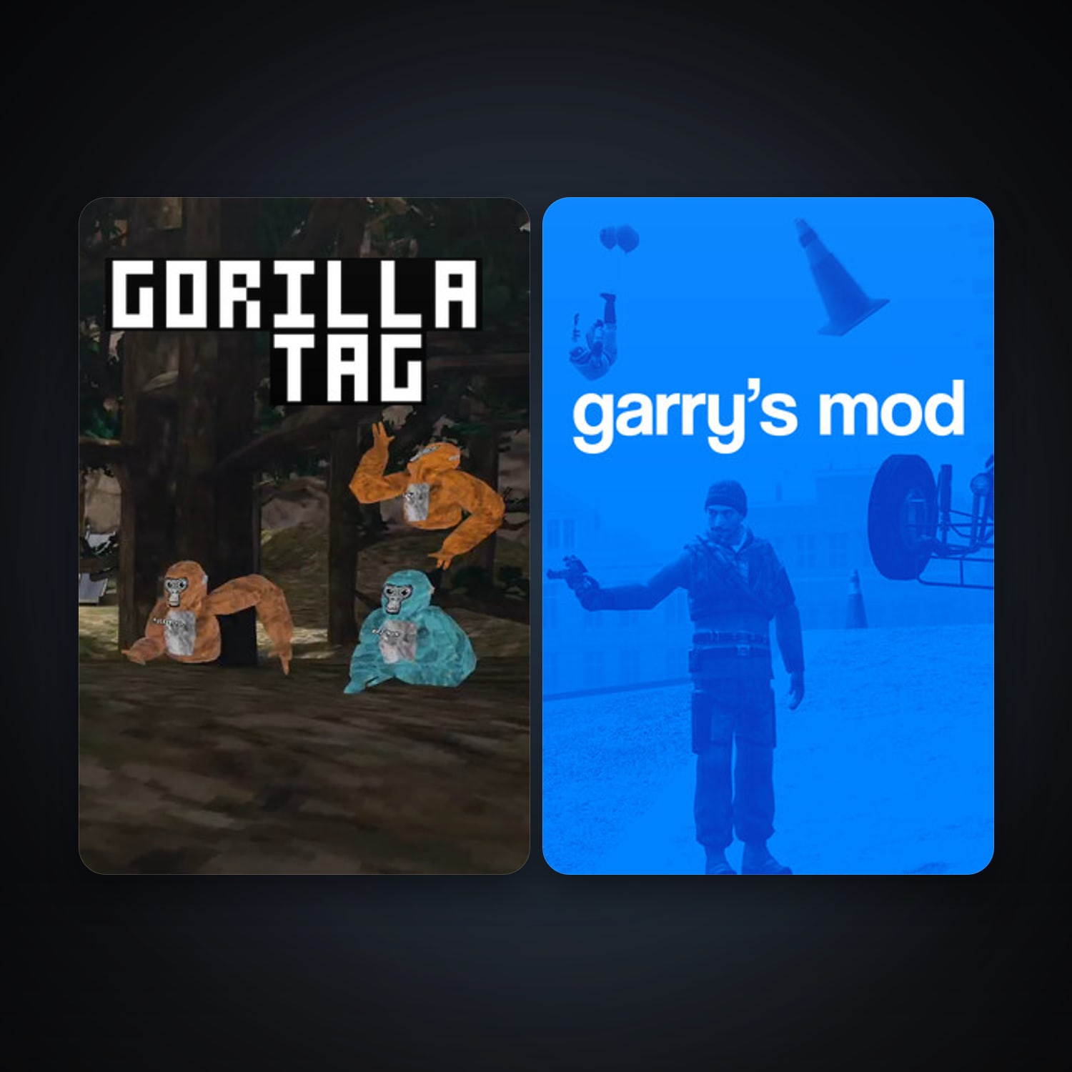 Garry's Mod + Gorilla Tag, 2 games, clean — HabibiAccounts