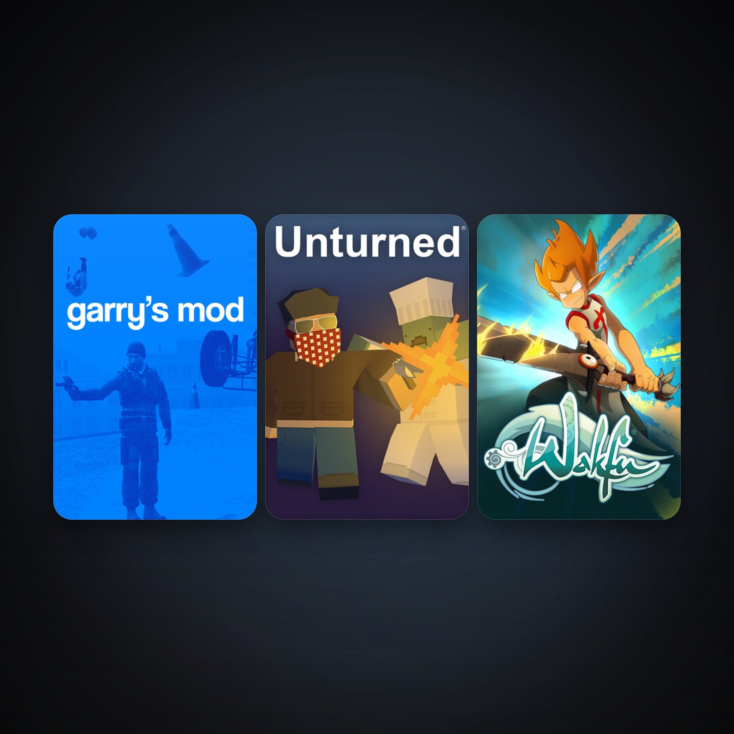 Garry's Mod + WAKFU, 8 games, clean — HabibiAccounts