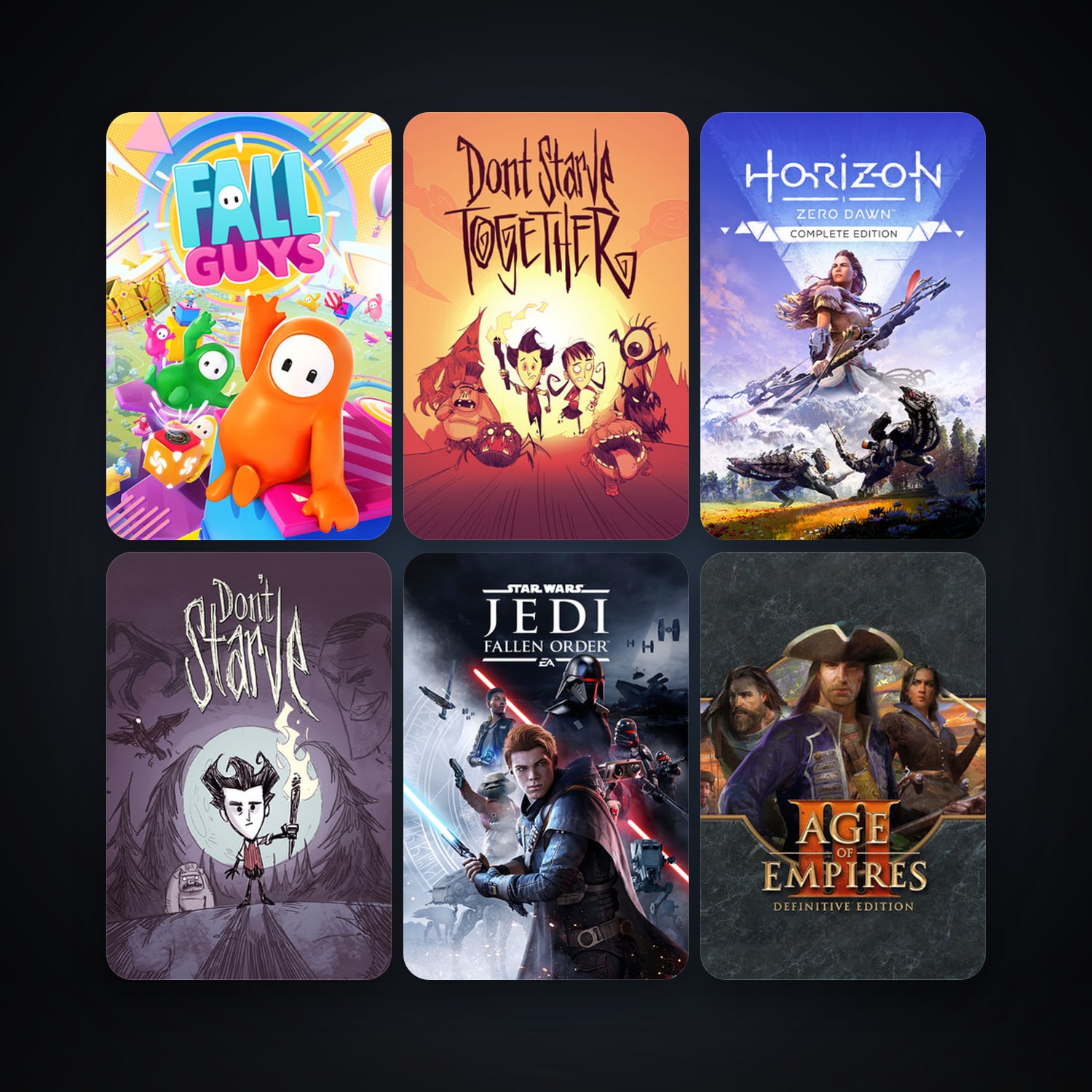 Don't Starve + Don't Starve Together, 6 games, clean — HabibiAccounts