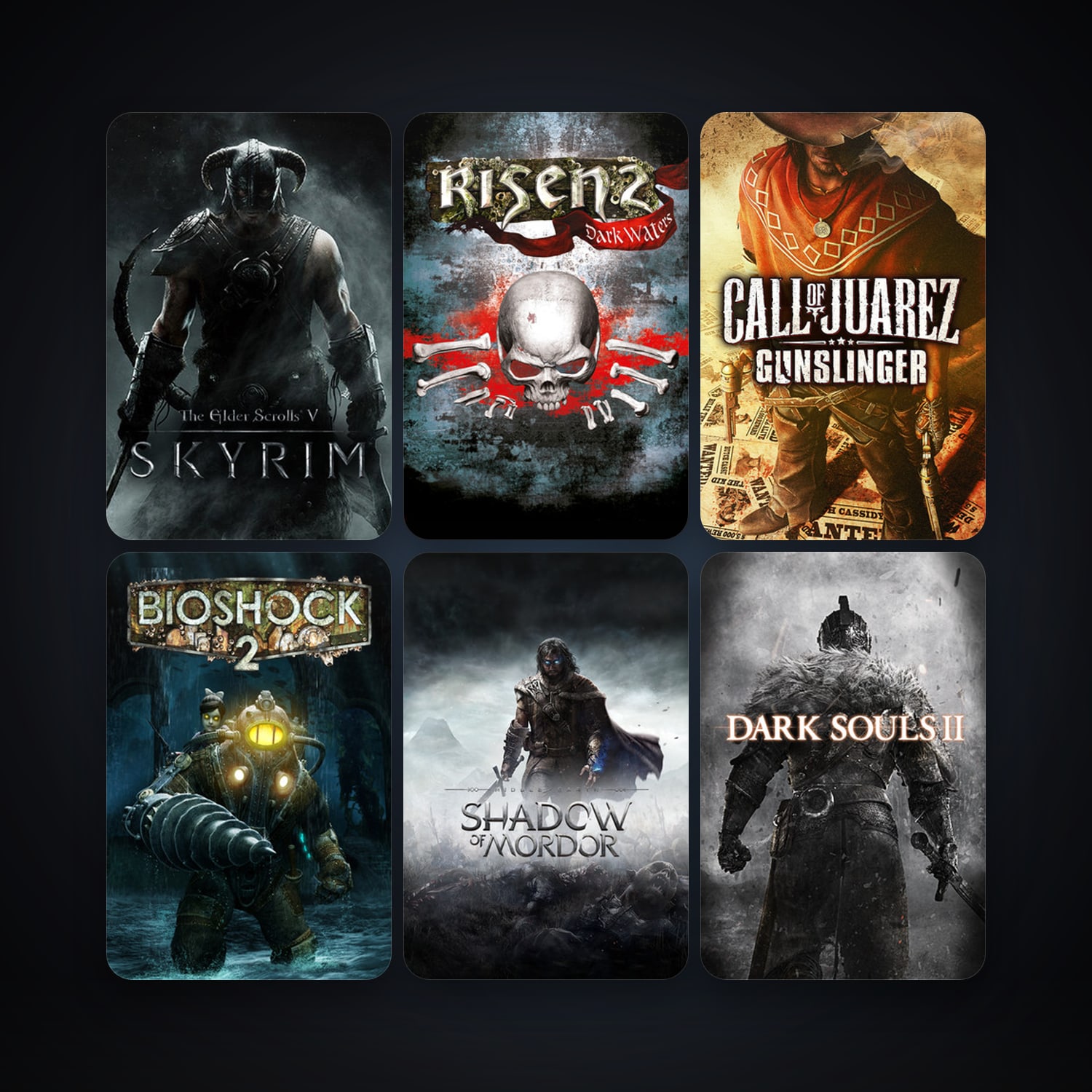BioShock 2 + BioShock Infinite, 10 games, clean — HabibiAccounts