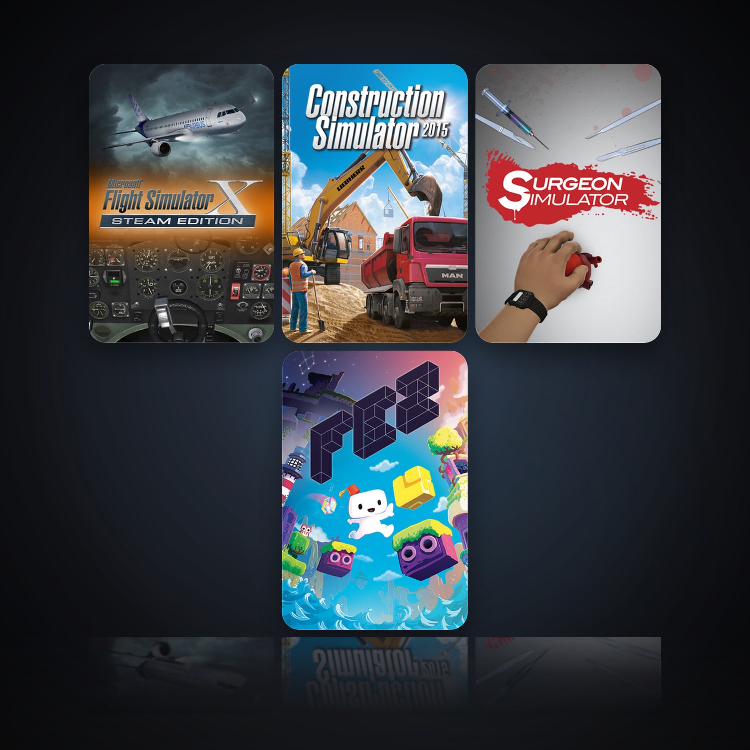 Microsoft Flight Simulator X: Steam Edition & Construction Simulator 2015 | Clean — HabibiAccounts
