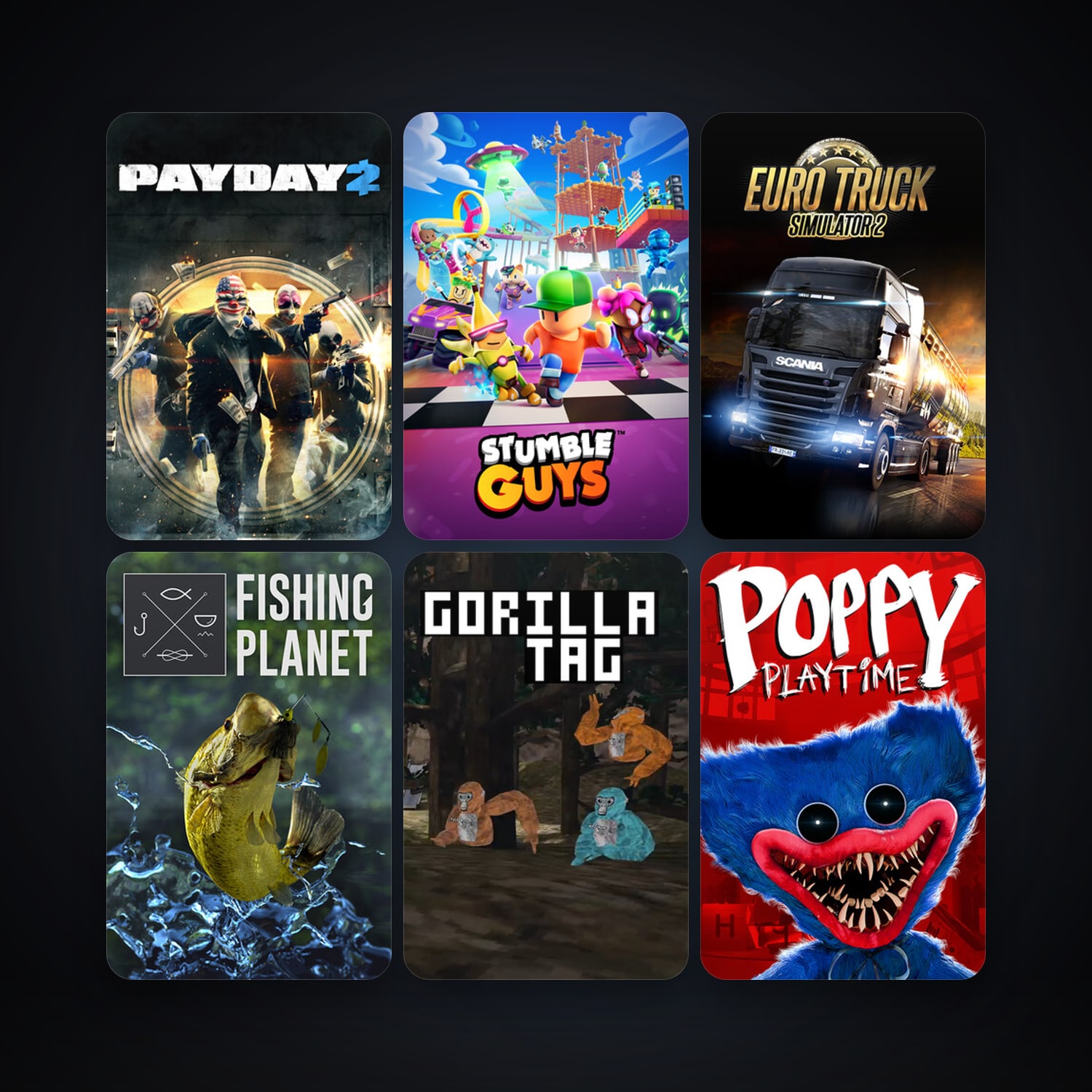 Free CS2 (No Prime) + PAYDAY 2, 14 games, clean — HabibiAccounts