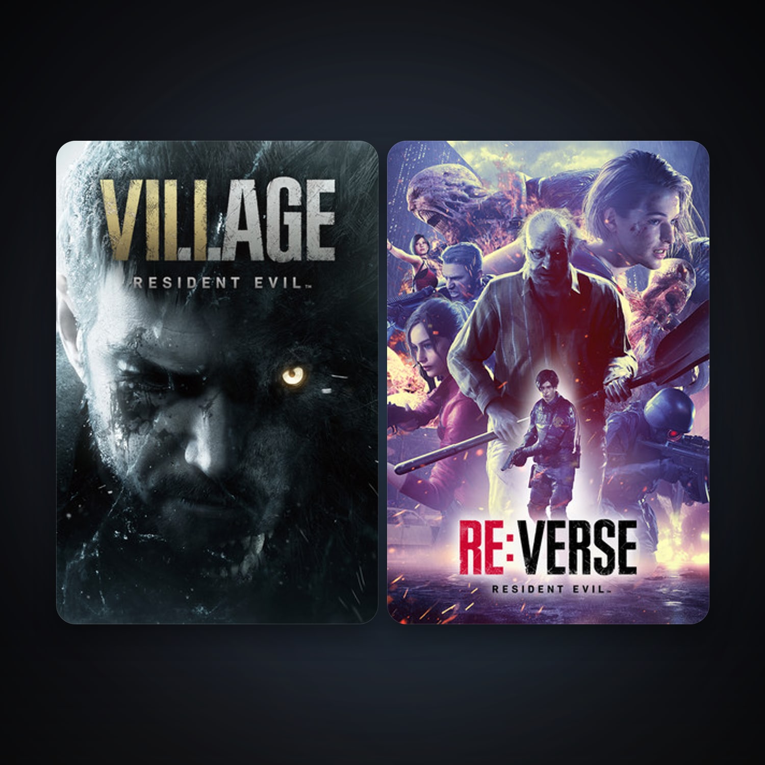 Resident Evil Village + Resident Evil Re:Verse, 2 games, clean — HabibiAccounts