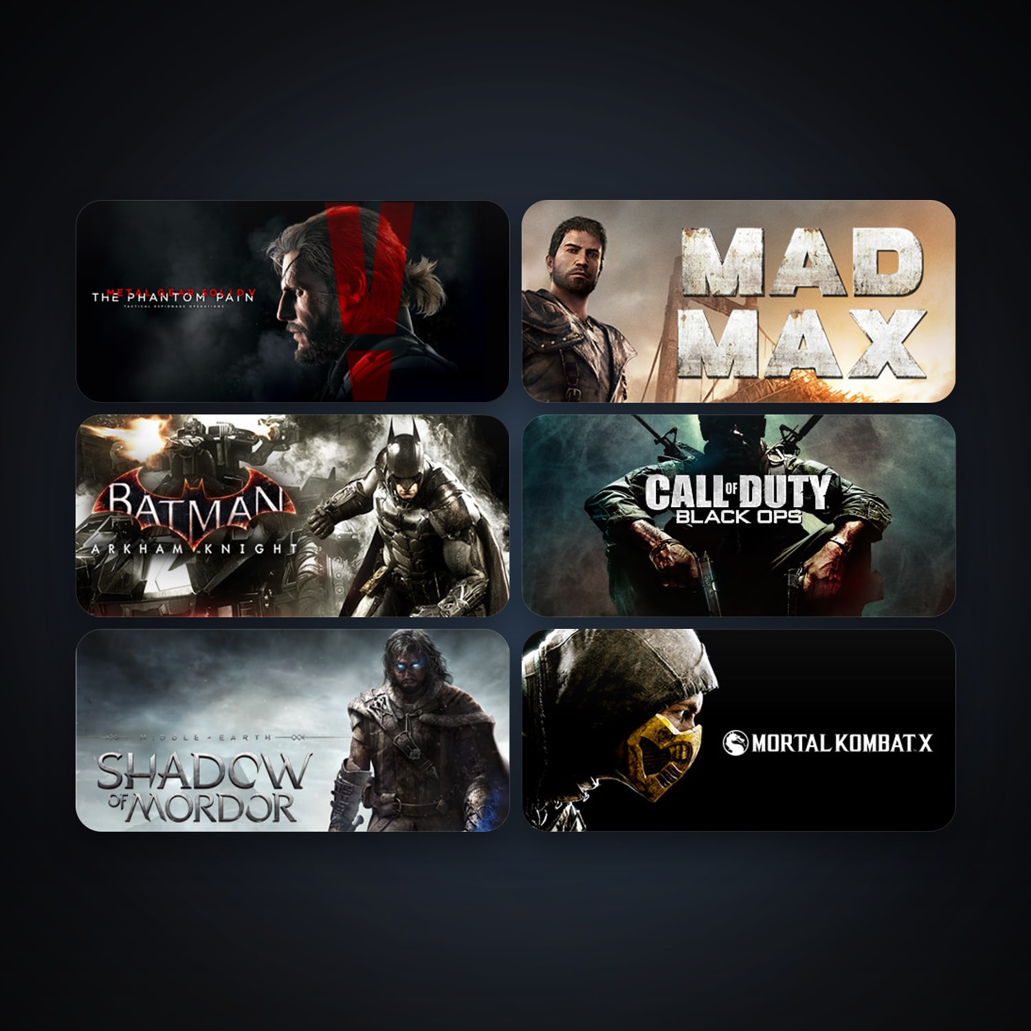 METAL GEAR SOLID V: THE PHANTOM PAIN & Mad Max | 52 Games | Clean — HabibiAccounts