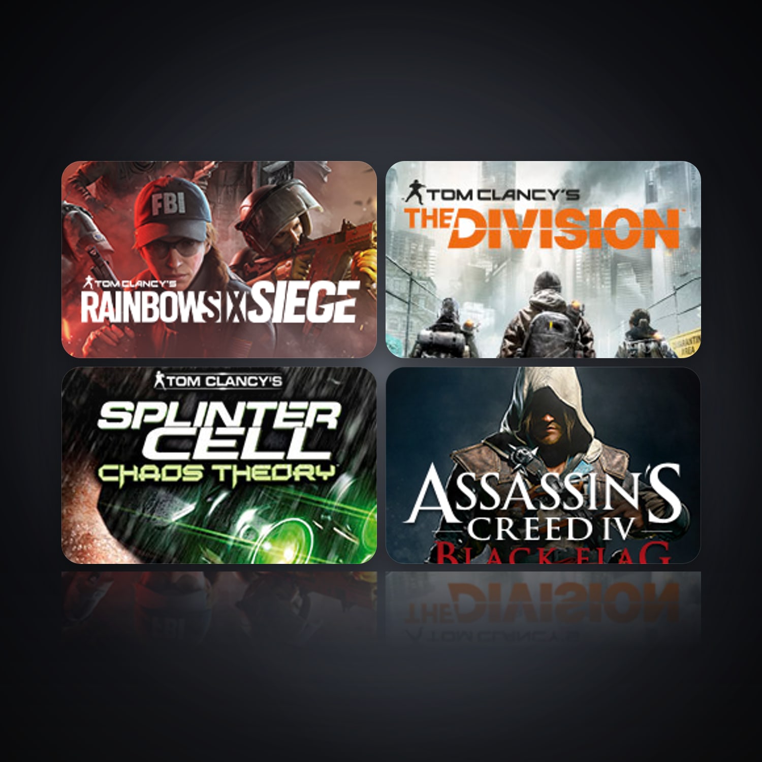 Tom Clancy's Rainbow Six Siege (Steam) & Tom Clancy's The Division | 5 Games — HabibiAccounts