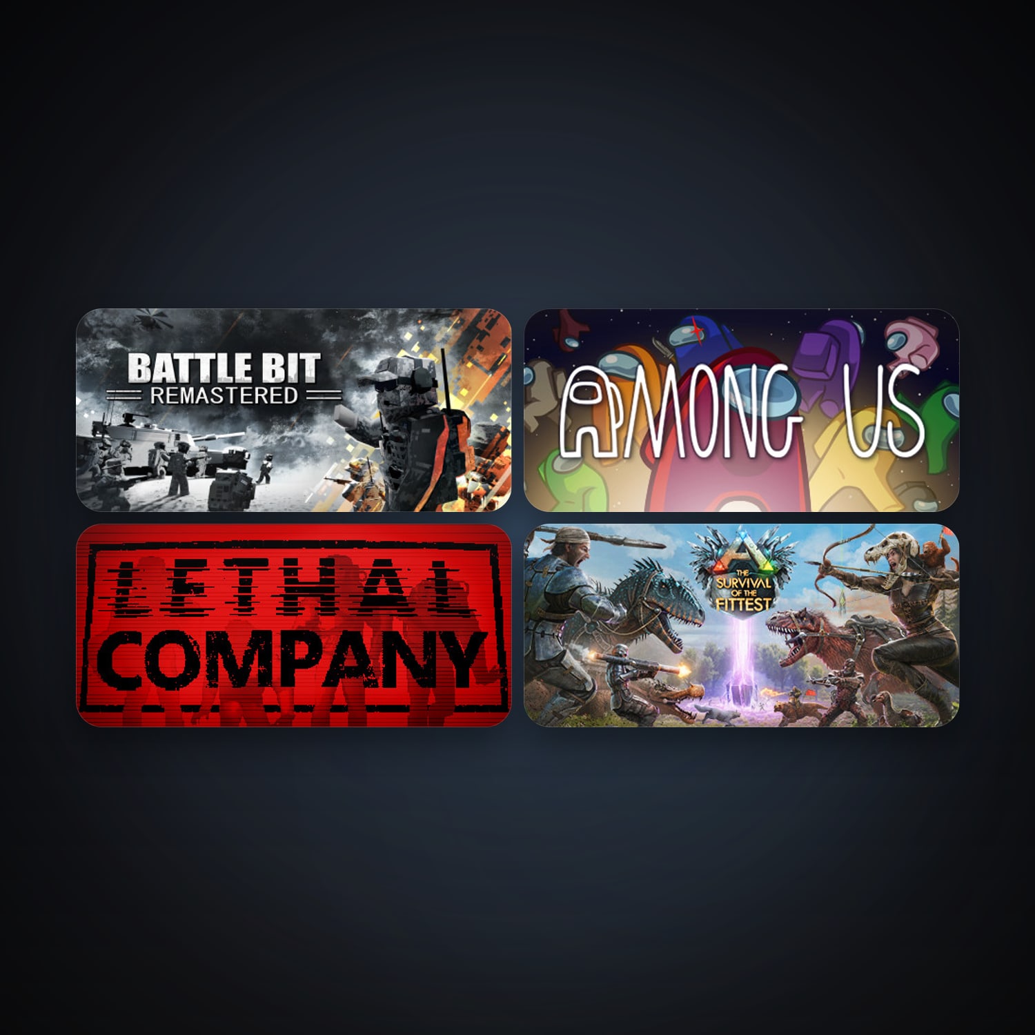 ARK: The Survival Of The Fittest + BattleBit Remastered, 7 games, clean — HabibiAccounts