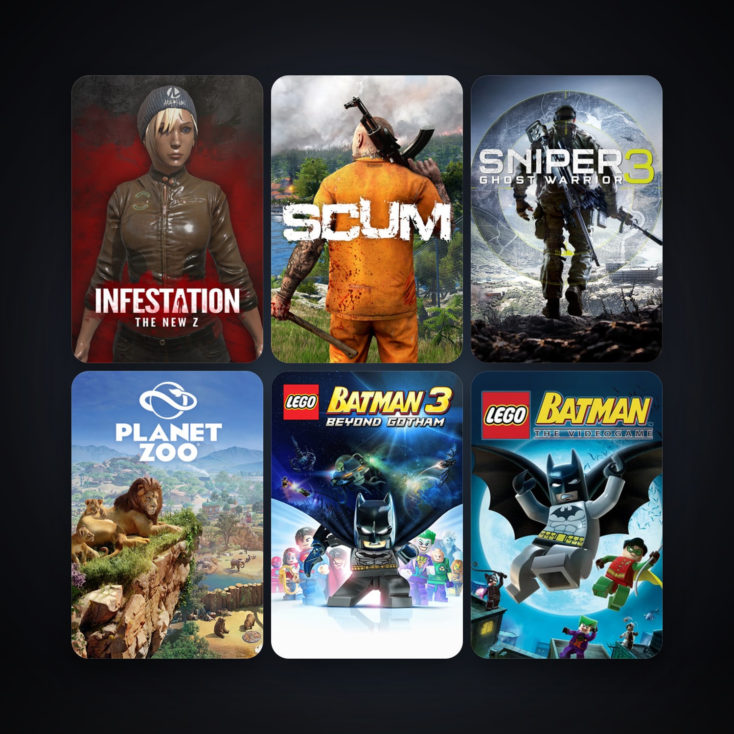 LEGO Batman: The Videogame + LEGO Batman 2: DC Super Heroes, 13 games, clean — HabibiAccounts