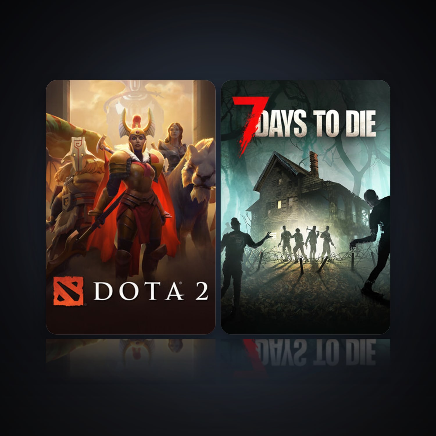 Dota 2 & 7 Days to Die | 15 Games | Clean — HabibiAccounts