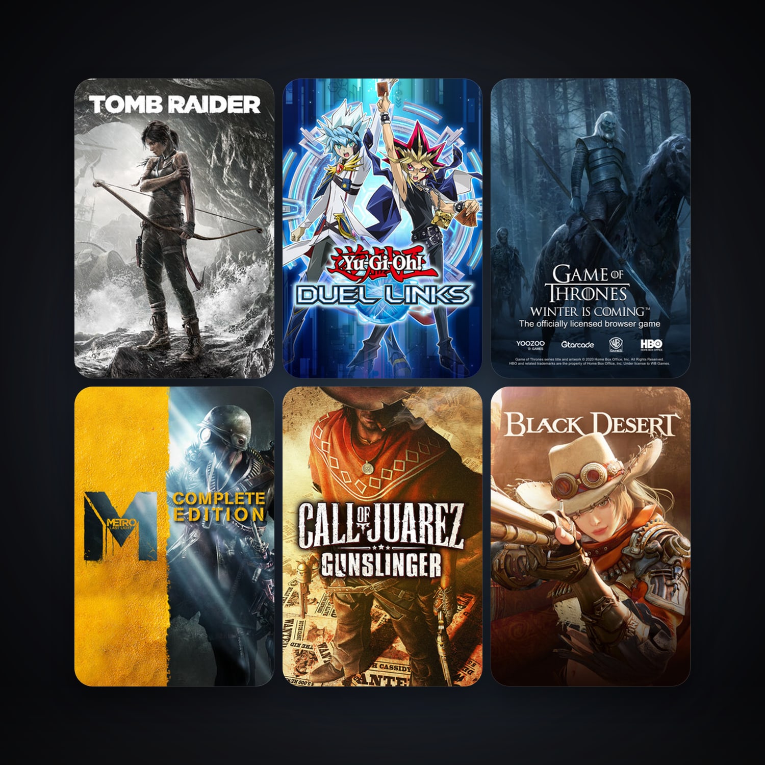 Metro: Last Light + Tomb Raider, 10 games, clean — HabibiAccounts