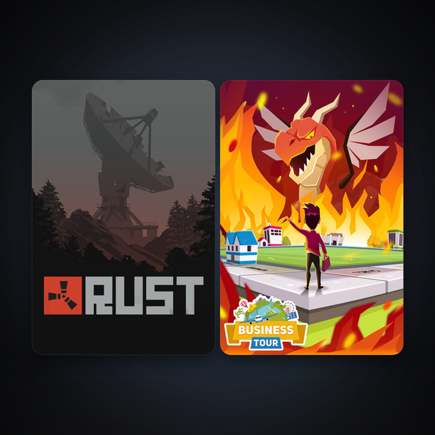 Rust + Business Tour - Board Game with Online Multiplayer, 3 games, clean — HabibiAccounts