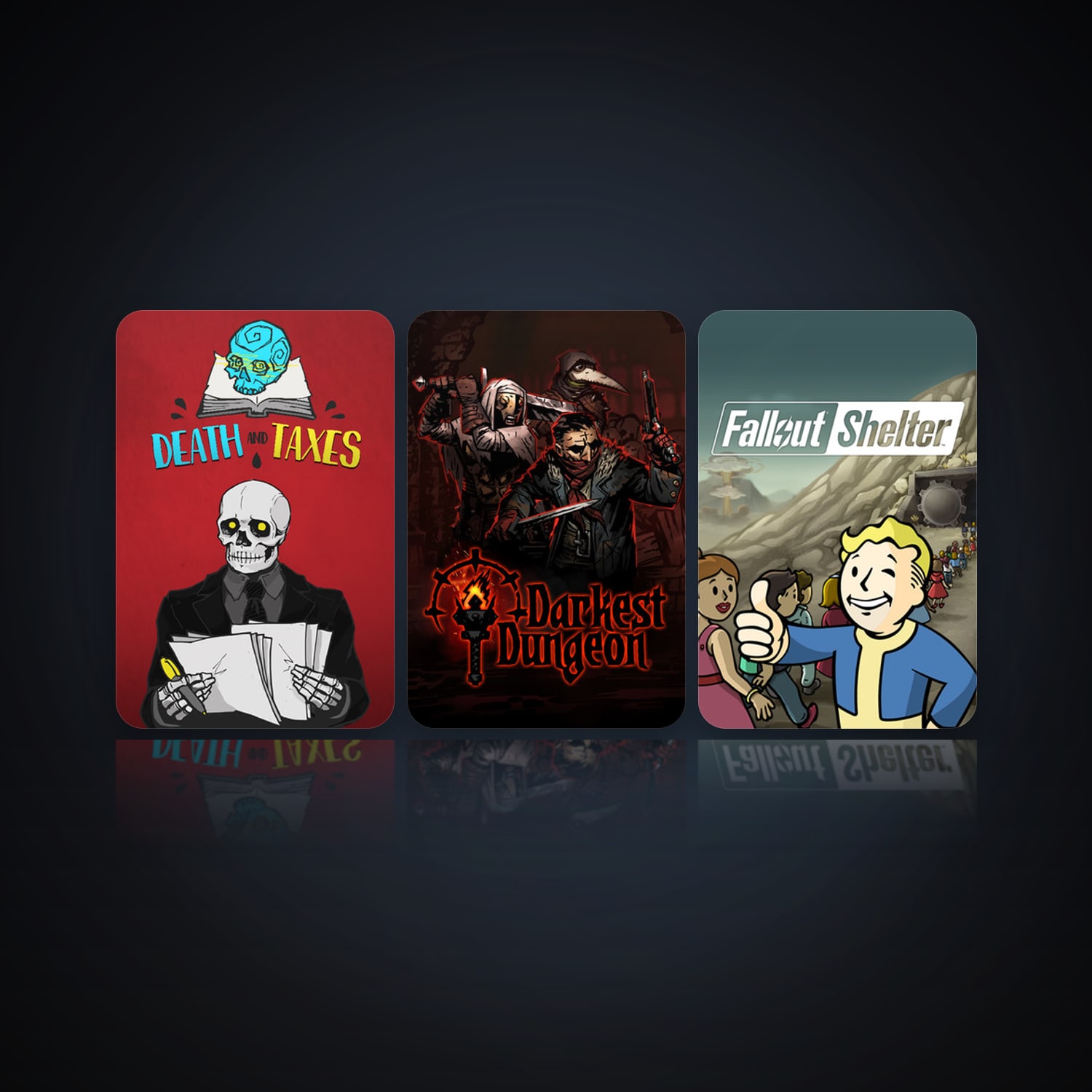 Death and Taxes & Darkest Dungeon | Clean — HabibiAccounts