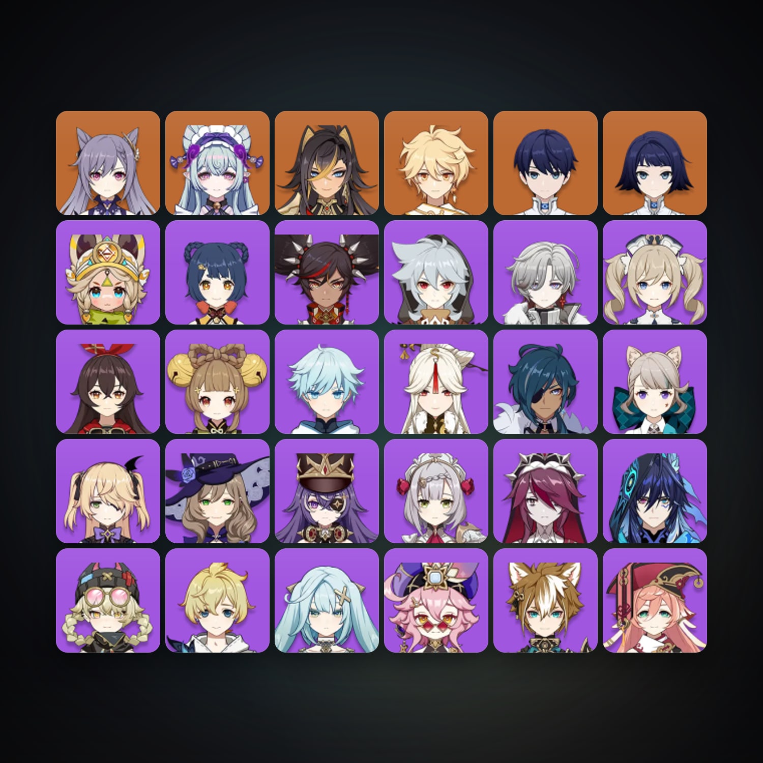 Genshin Impact | AR 40 | 31 Chars | 3× 5★ — Genshin / miHoYo Account — HabibiAccounts