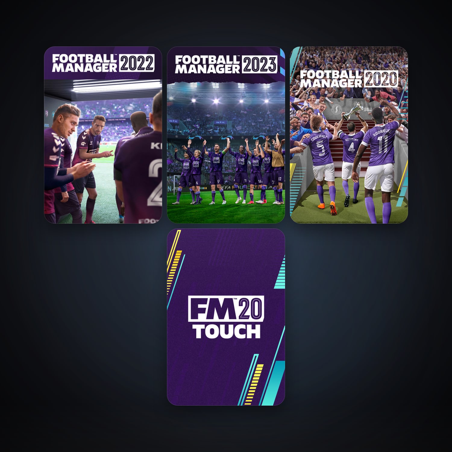 Football Manager 2020 + Football Manager 2020 Touch, 4 games, clean — HabibiAccounts