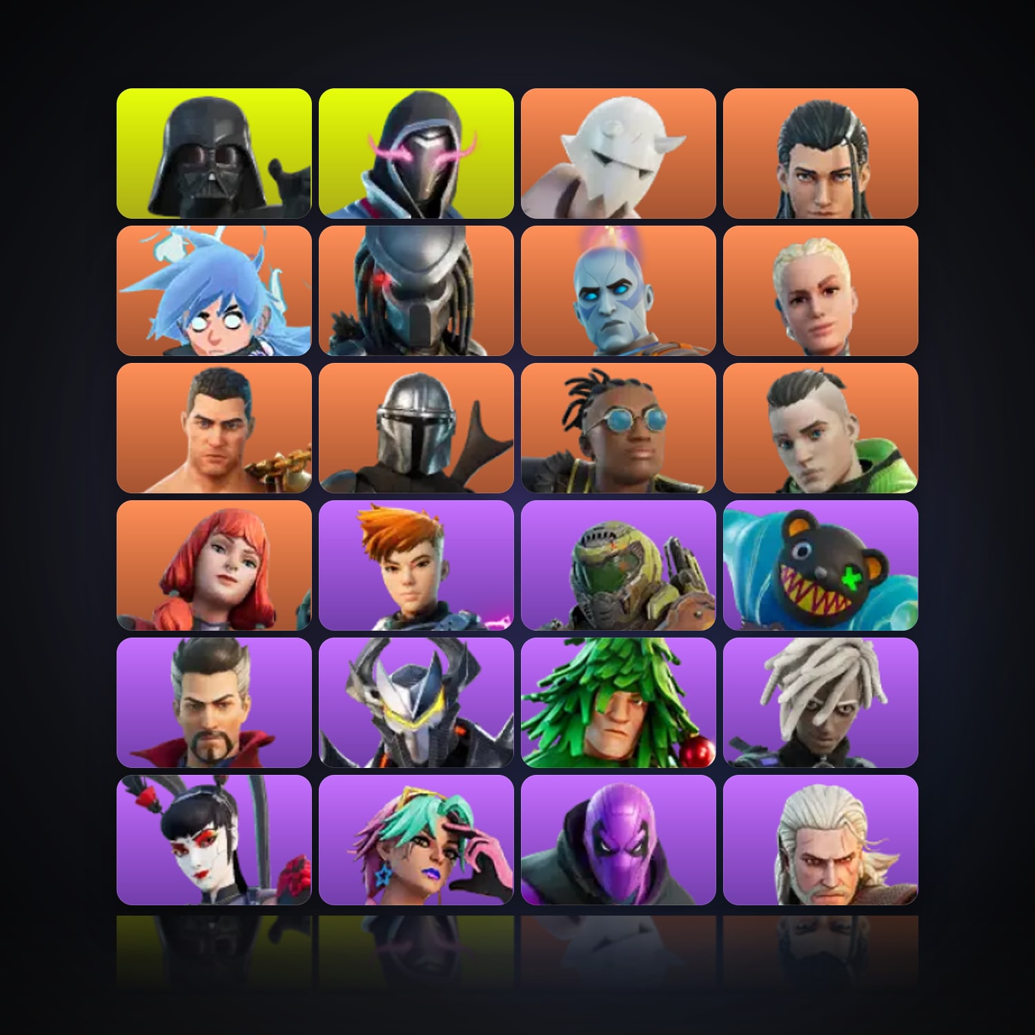 Fortnite | 60 Skins | 350 V-Bucks | Level 1130 | 333 Wins — HabibiAccounts