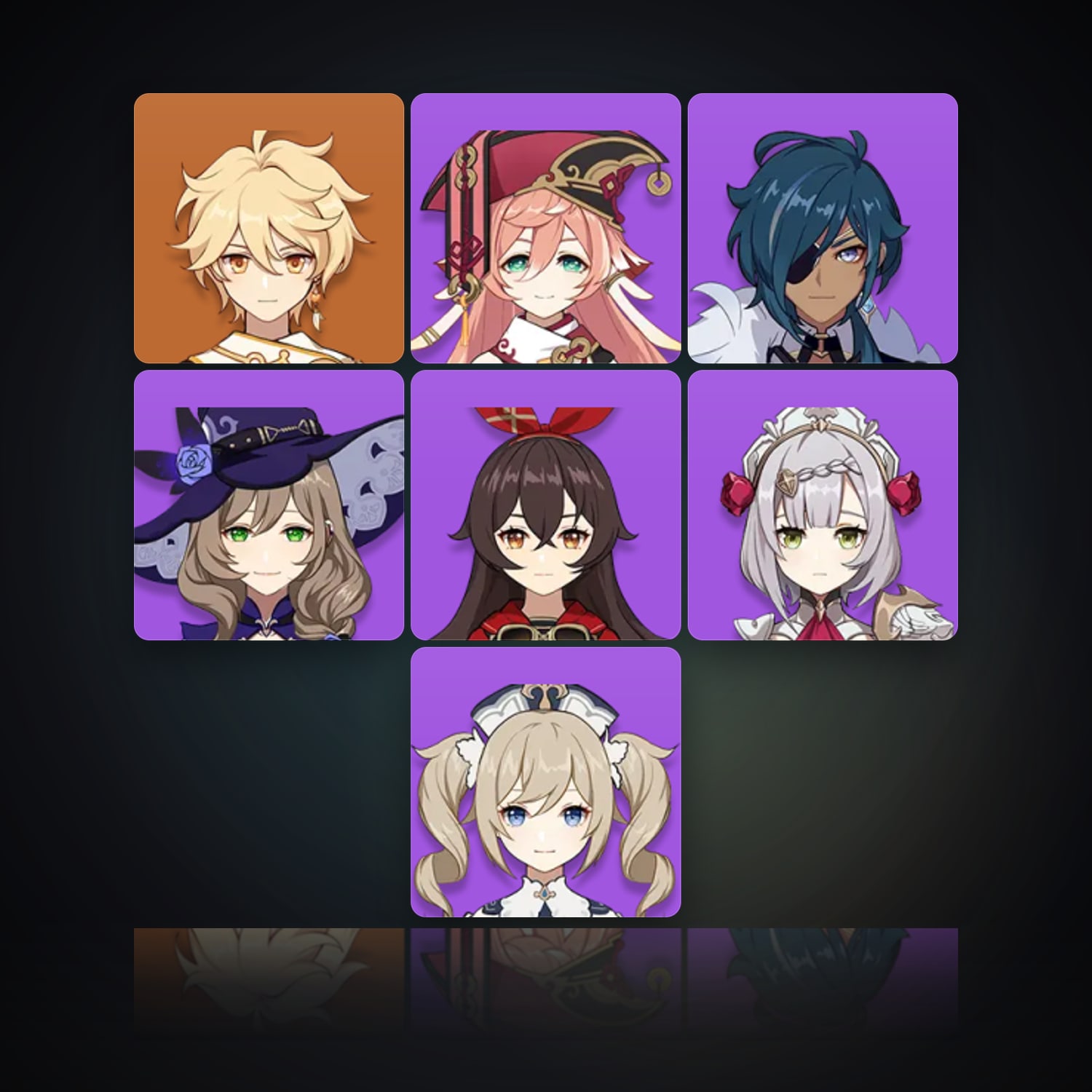 Genshin Impact | AR 24 | 7 Chars — HabibiAccounts