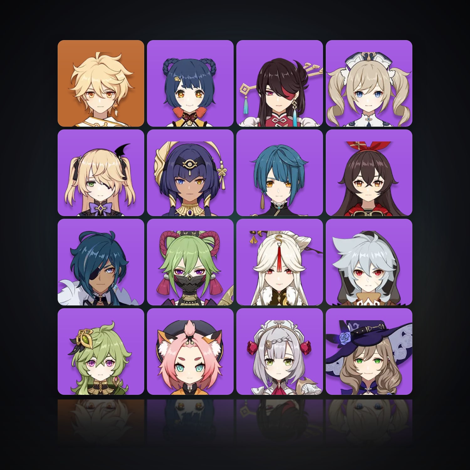 جينشن إمباكت | AR 33 | 16 شخصية — HabibiAccounts