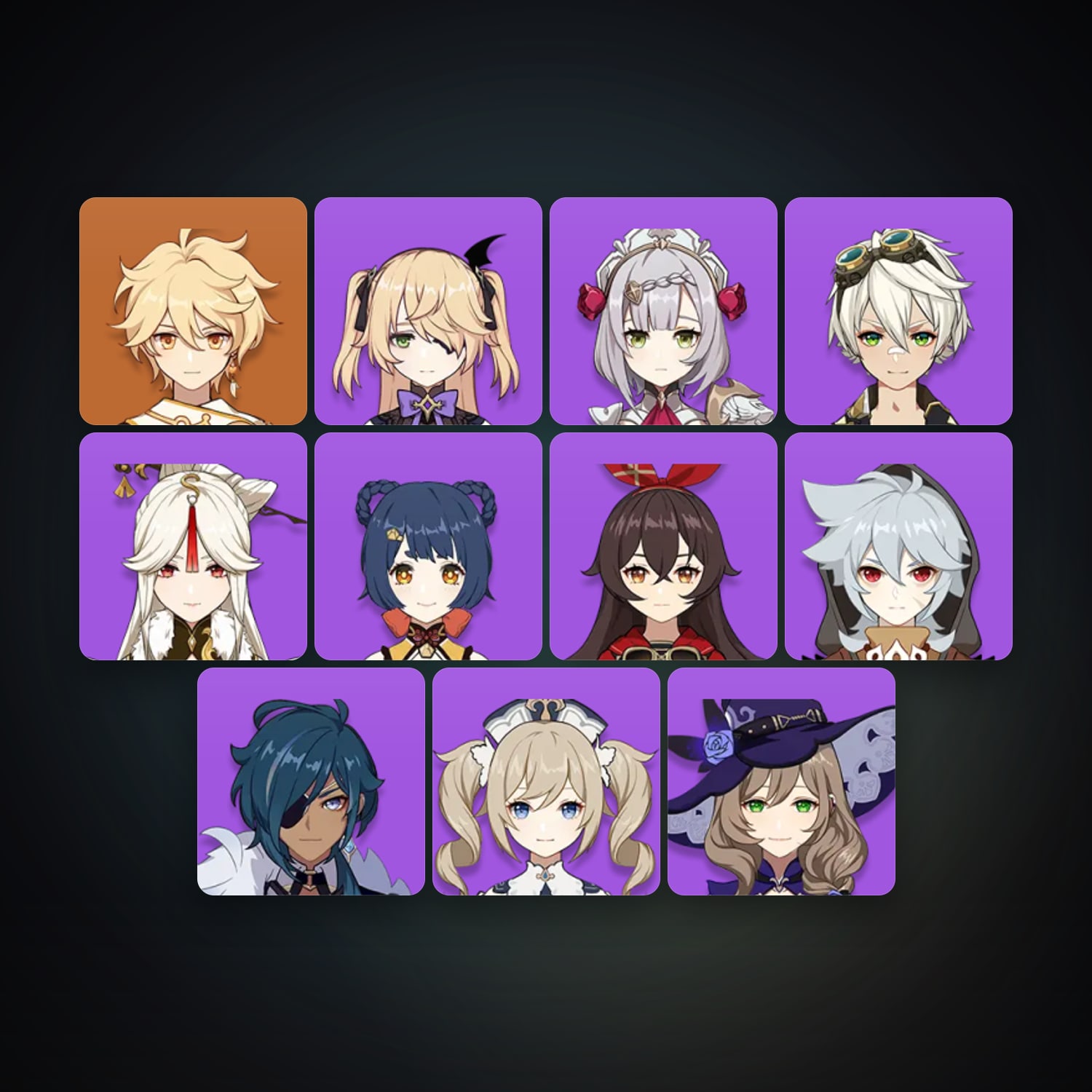 Genshin Impact | AR 16 | 11 Chars — HabibiAccounts