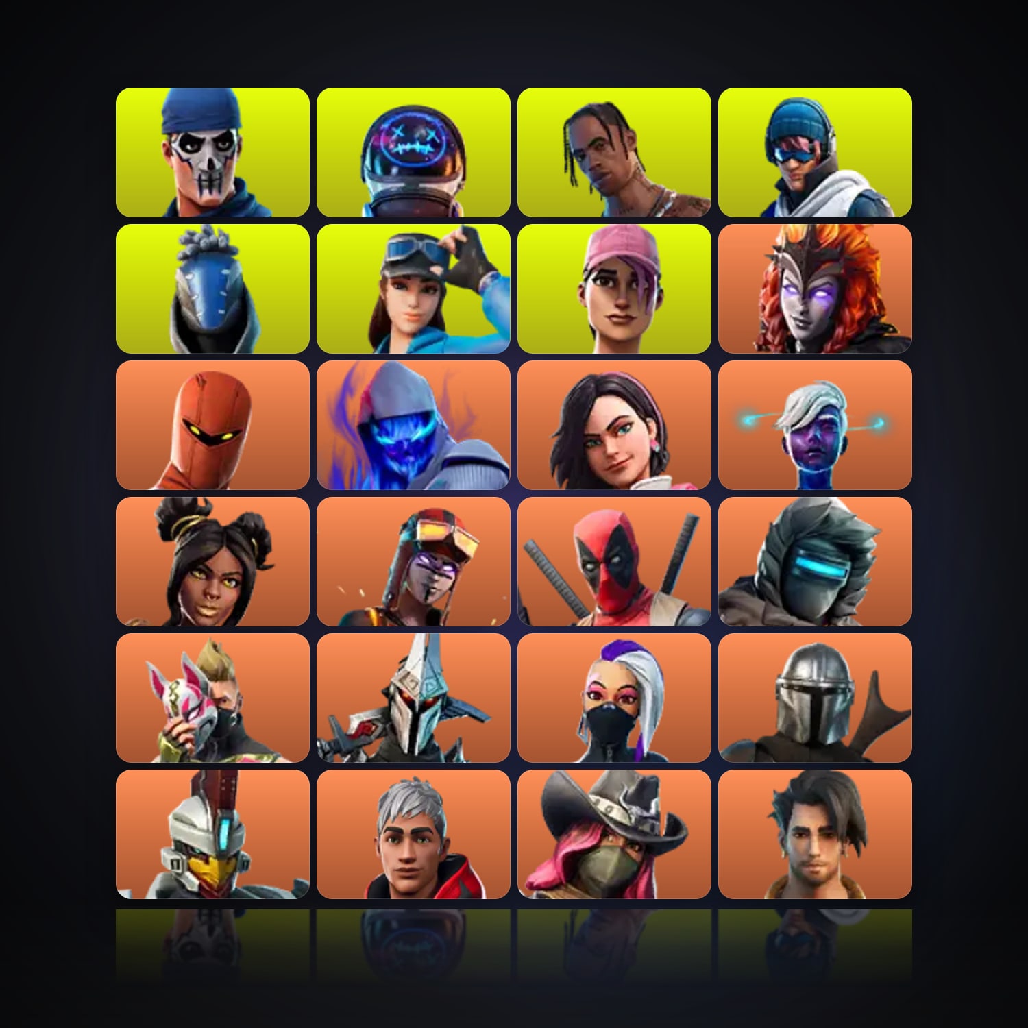 Fortnite | 129 Skins | 200 V-Bucks | Level 1864 | 127 Wins — HabibiAccounts