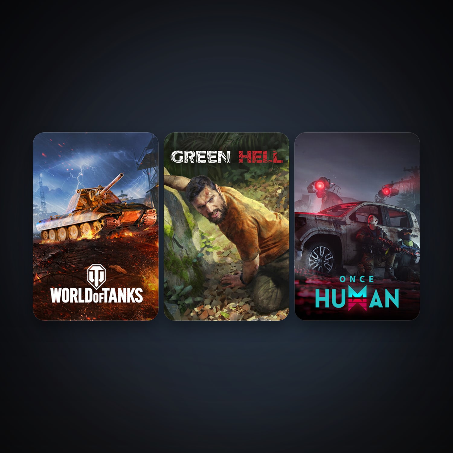 Green Hell + World of Tanks, 6 games, clean — HabibiAccounts