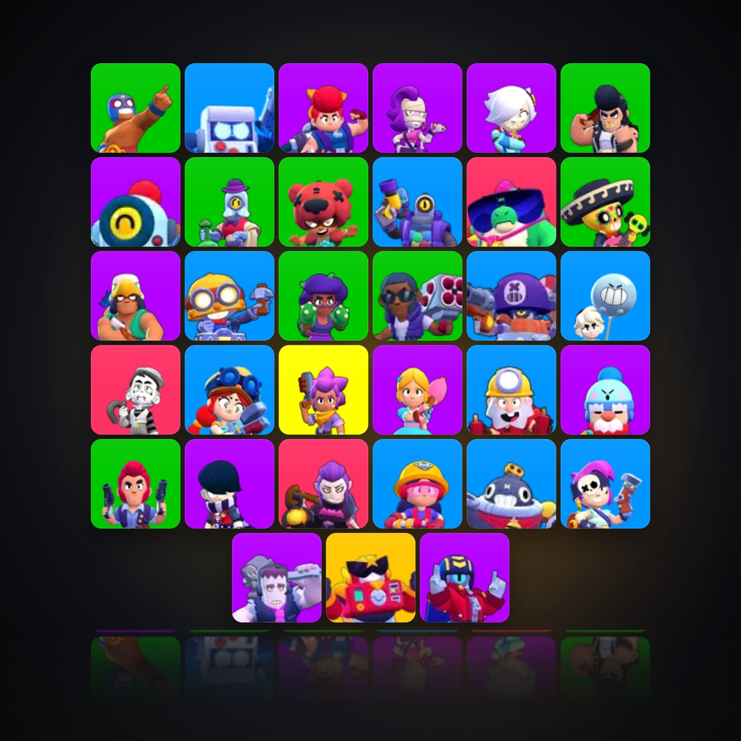 33 Brawlers | 4.3K Trophies — HabibiAccounts