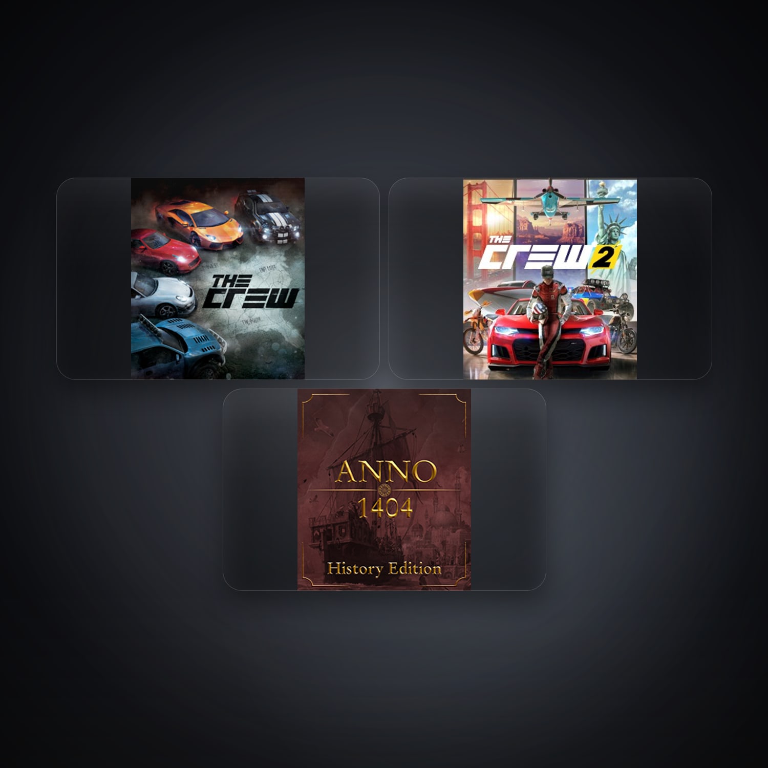 هالحساب يوبيسوفت فيه The Crew وThe Crew 2، DE، 3 ألعاب — HabibiAccounts
