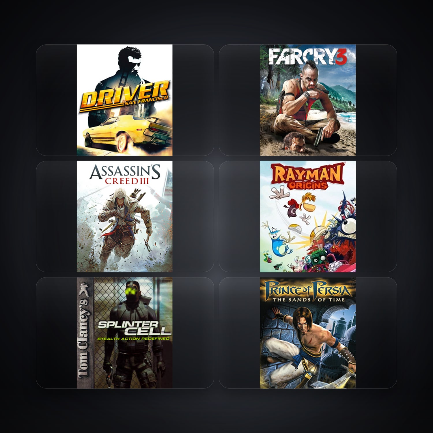 Ubisoft Driver San Francisco + Far Cry 3 Deluxe Edition — DE — 13 games — HabibiAccounts