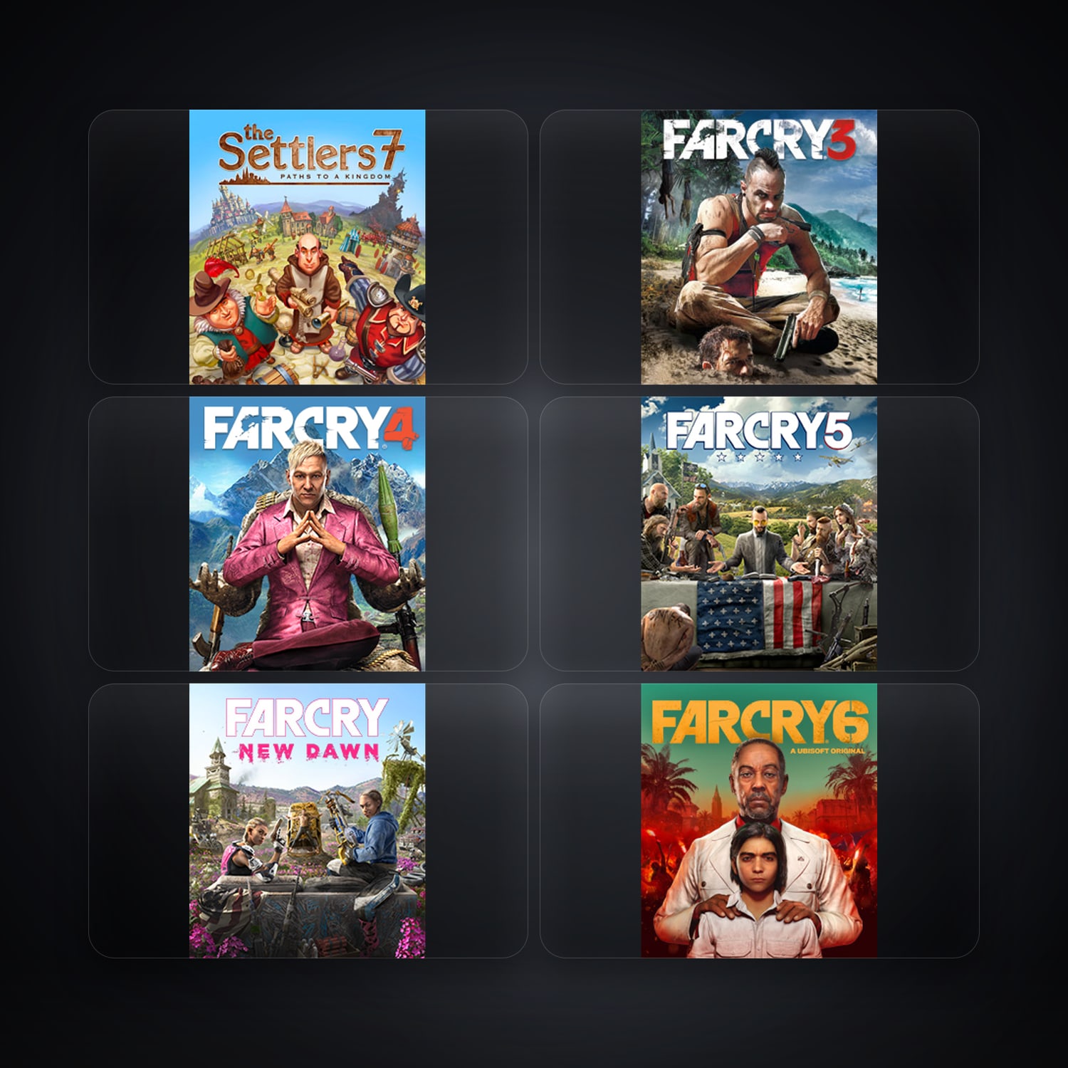 Ubisoft The Settlers 7: Paths to a Kingdom + Far Cry 3 Deluxe Edition — DE — 13 games — HabibiAccounts