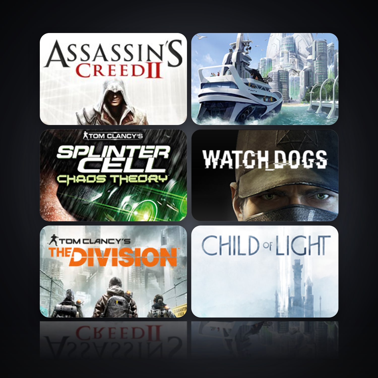 هالحساب يوبيسوفت فيه Assassin's Creed II وAnno 2070، DE، 17 ألعاب — HabibiAccounts