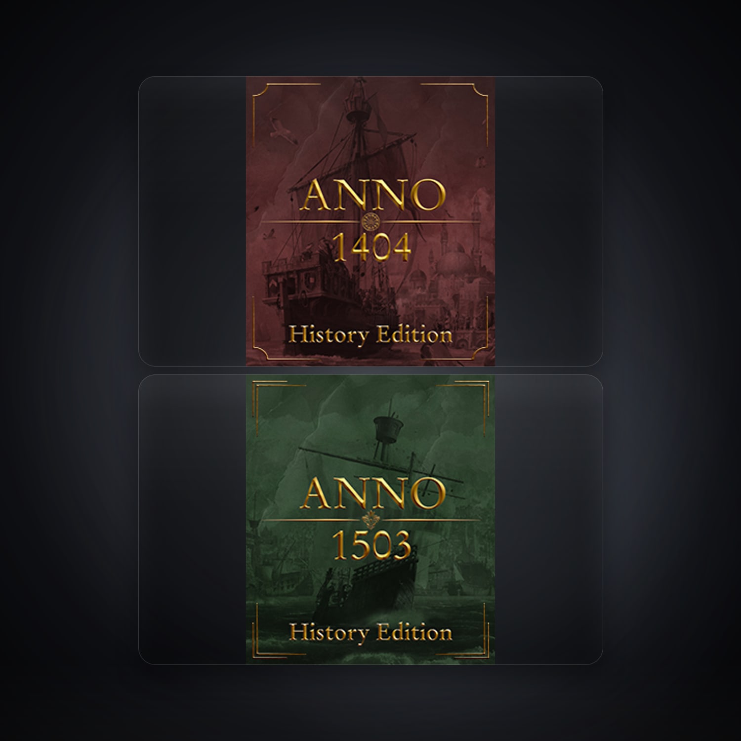 Anno 1404 - History Edition & Anno 1503 - History Edition | 4 Games — HabibiAccounts