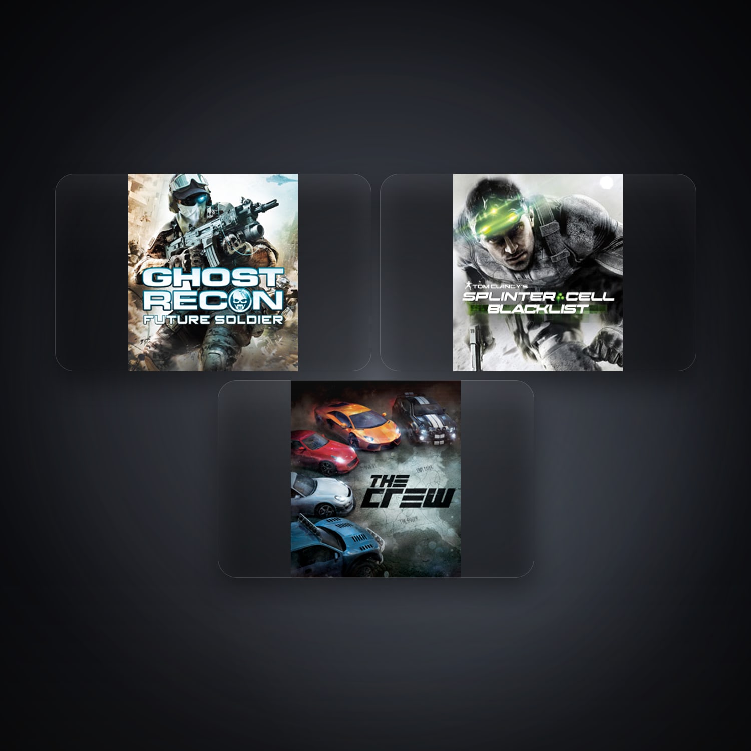 Tom Clancy's Ghost Recon Future Soldier & Tom Clancy's Splinter Cell Blacklist | 3 Games — HabibiAccounts