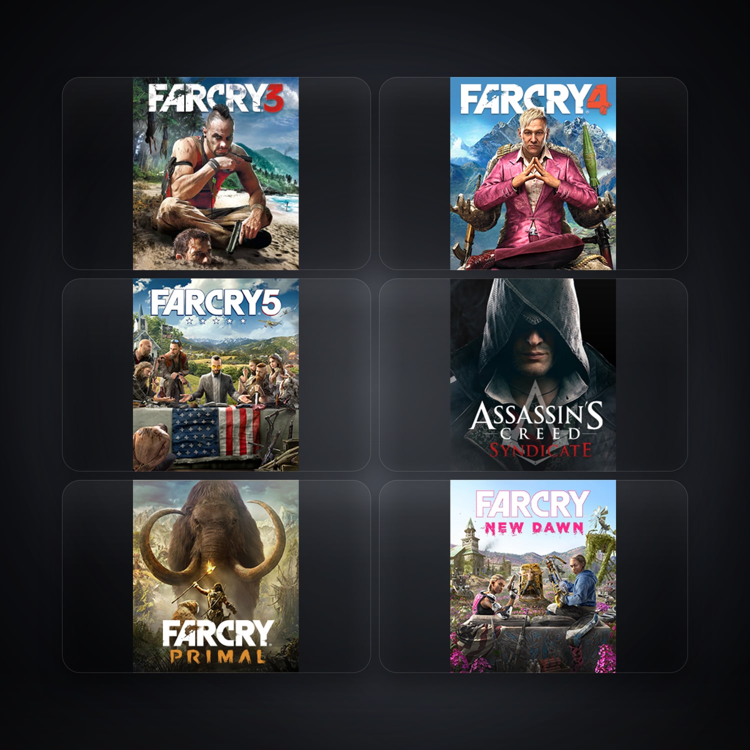 Ubisoft Far Cry 3 Deluxe Edition + Far Cry 4 — DE — 7 games — HabibiAccounts