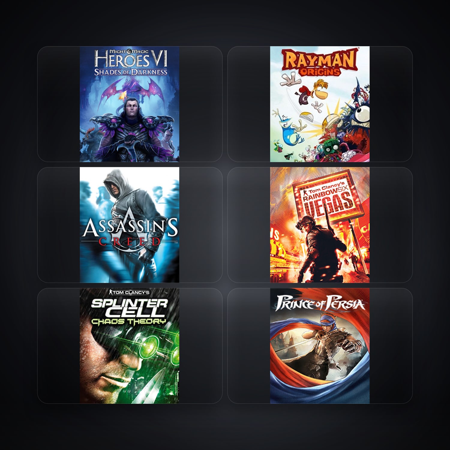 Might & Magic Heroes VI & Rayman Origins | 12 Games — HabibiAccounts