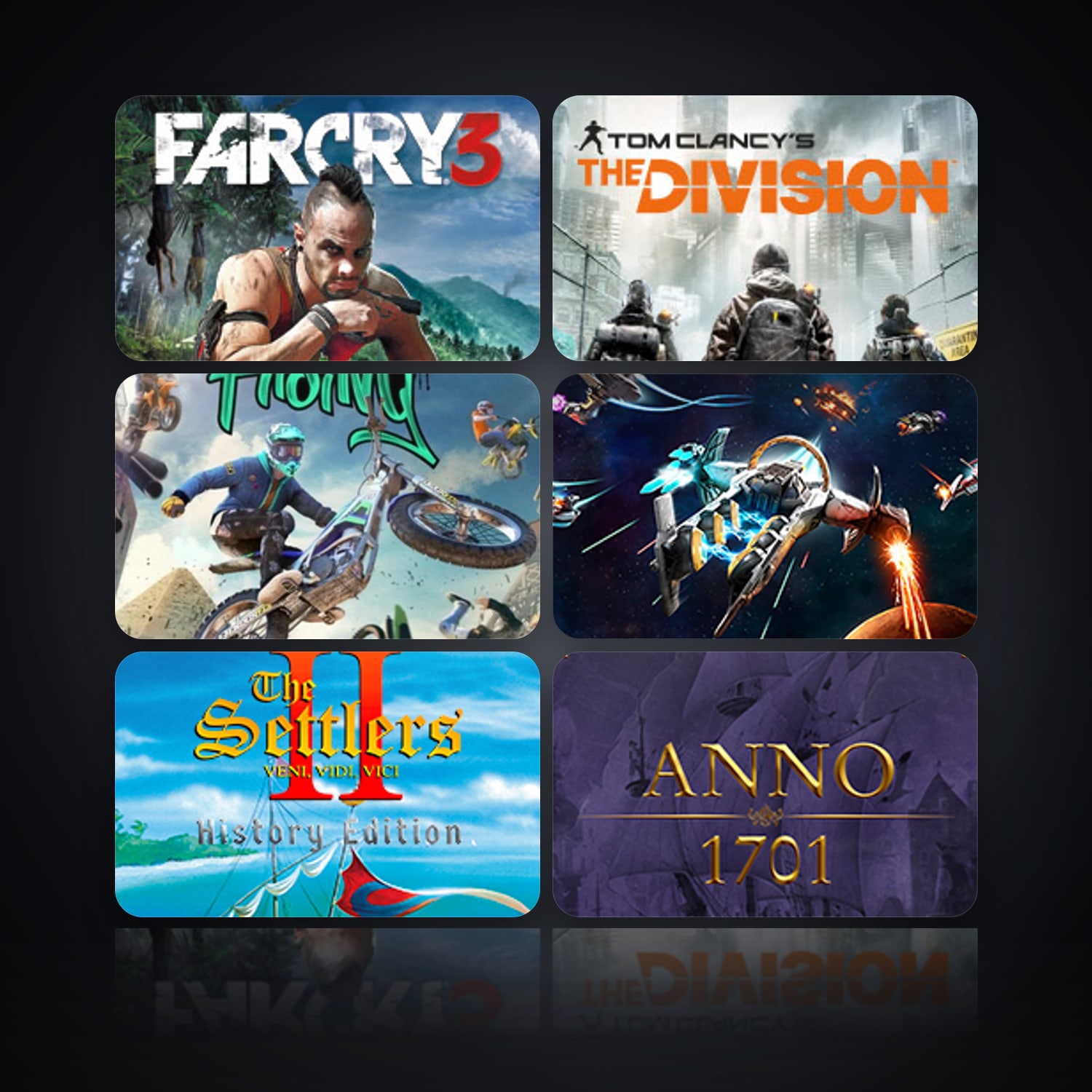 Far Cry 3 Deluxe Edition & Tom Clancy's The Division | 6 Games — HabibiAccounts