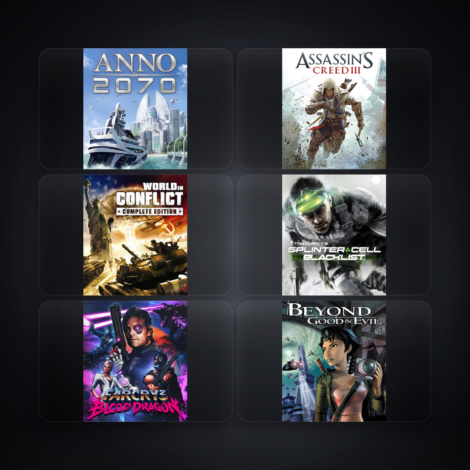 Anno 2070 & Assassin's Creed III | 14 Games — HabibiAccounts