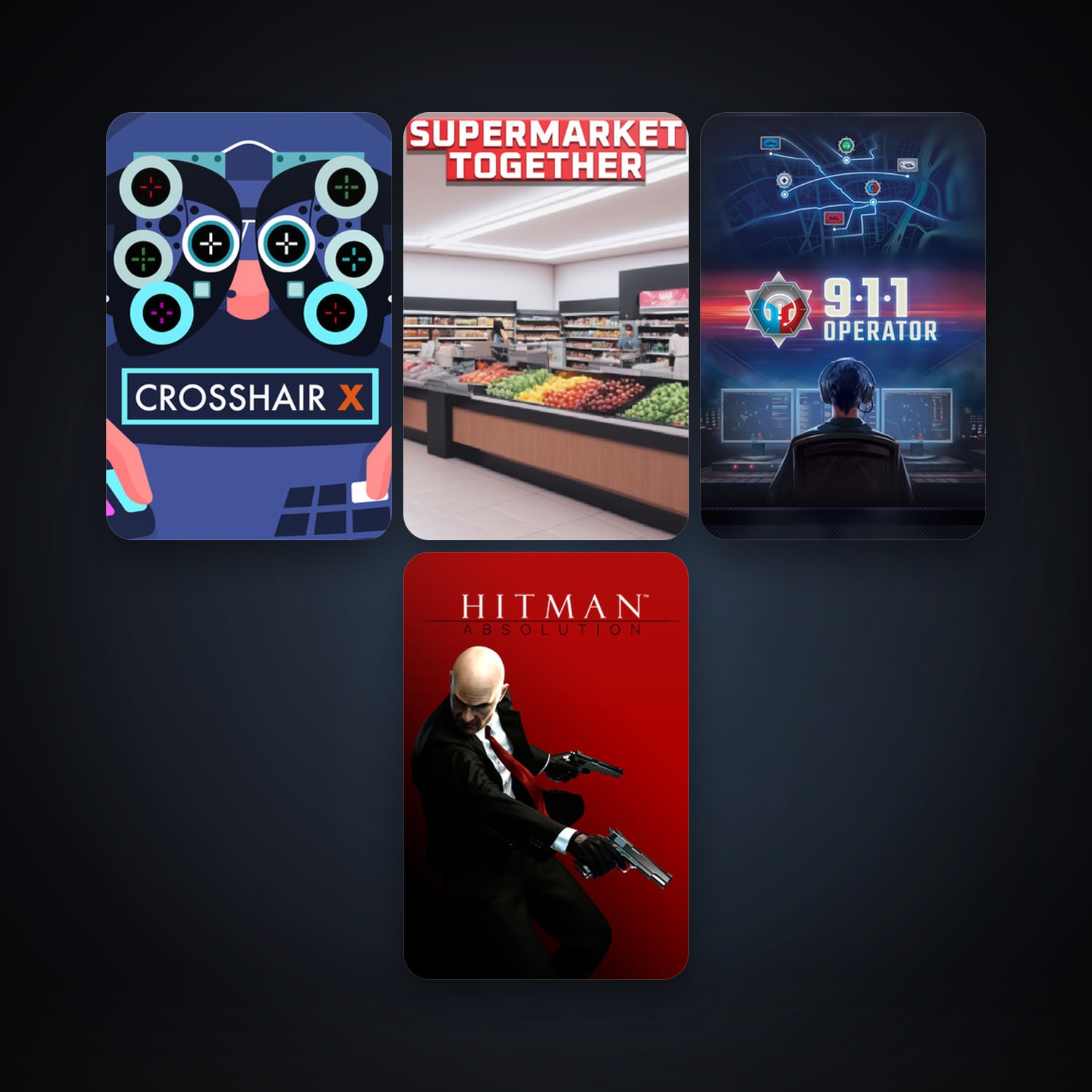 Hitman: Absolution + 911 Operator, 9 games, clean — HabibiAccounts