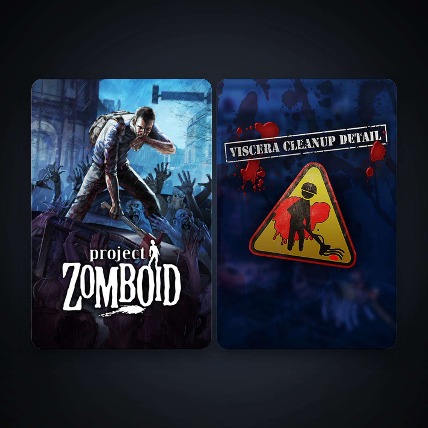 Project Zomboid + Viscera Cleanup Detail, 4 games, clean — HabibiAccounts