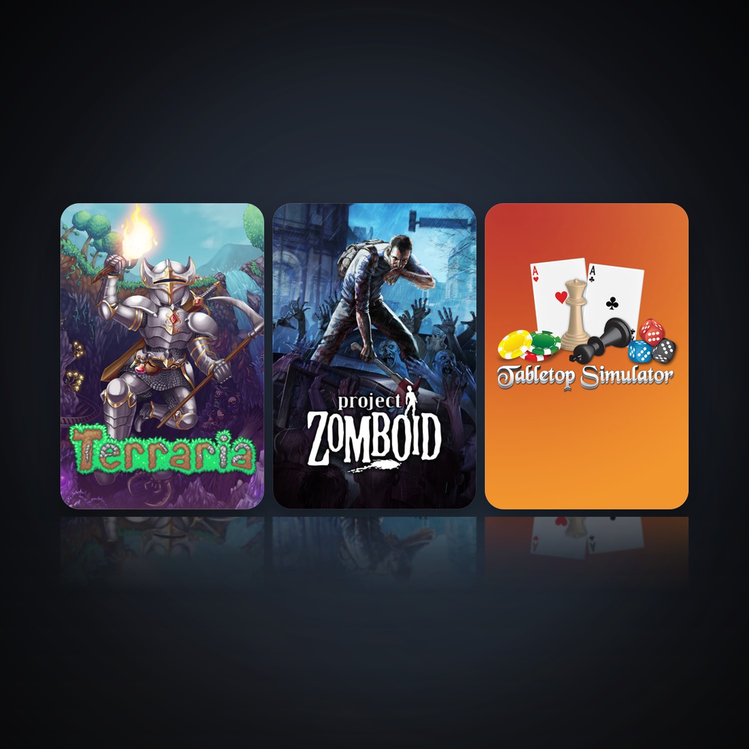 Terraria & Project Zomboid — HabibiAccounts