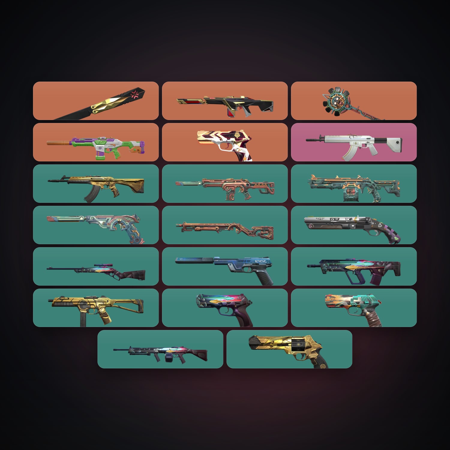 EU Gold 3 locker — 2 knives, 22 skins, lvl 119 — HabibiAccounts