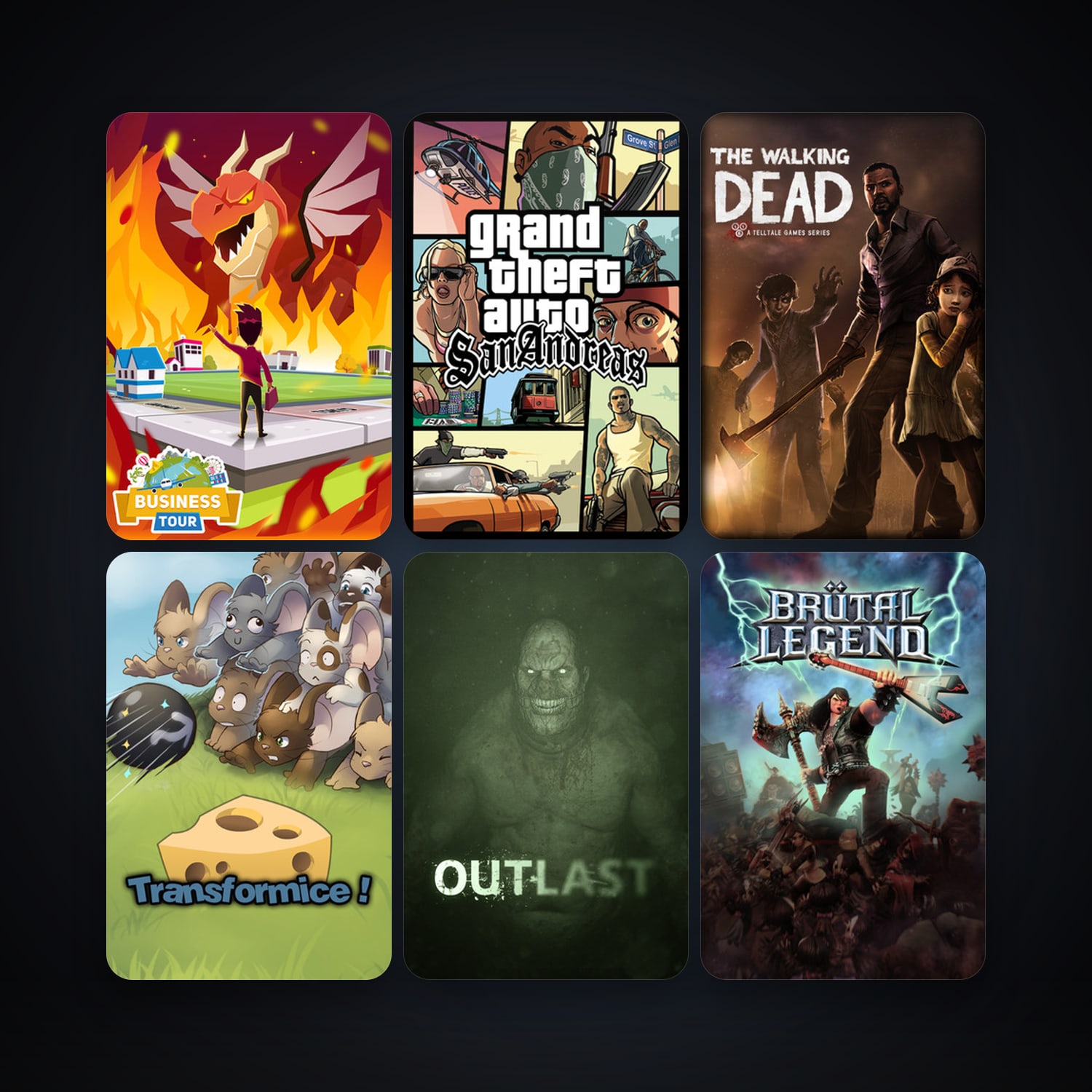 Two Worlds II HD + Grand Theft Auto: San Andreas, 65 games, clean — HabibiAccounts