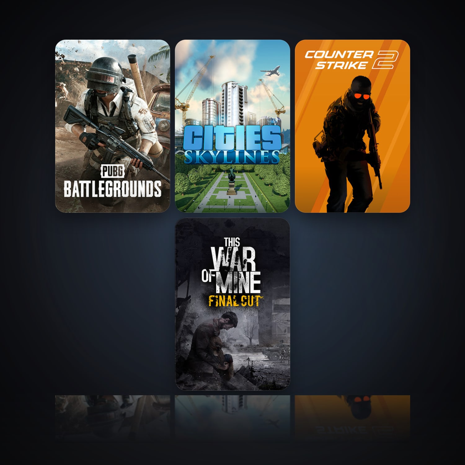 PUBG: BATTLEGROUNDS & Cities: Skylines | Clean — HabibiAccounts