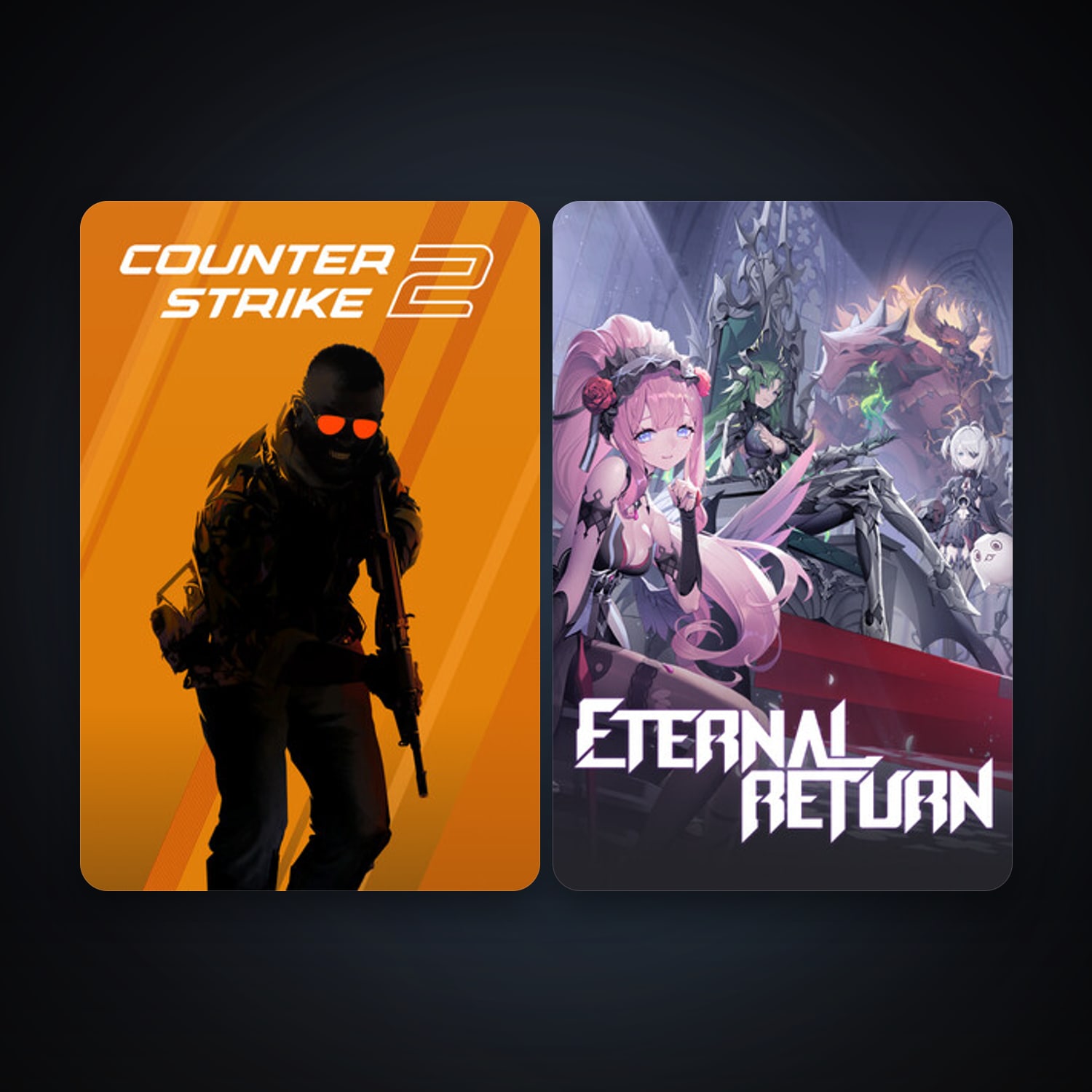 CS2 Prime + Eternal Return, 2 games, clean — HabibiAccounts