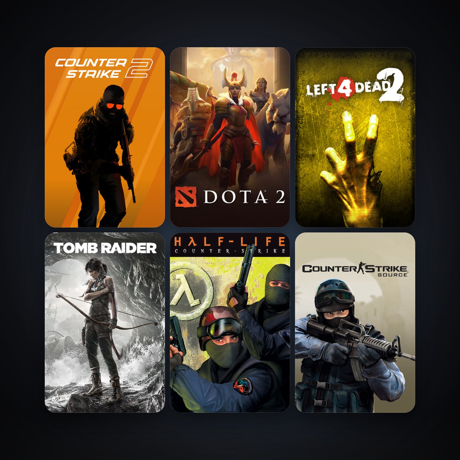 Counter-Strike + Counter-Strike: Source, 14 games, clean — HabibiAccounts