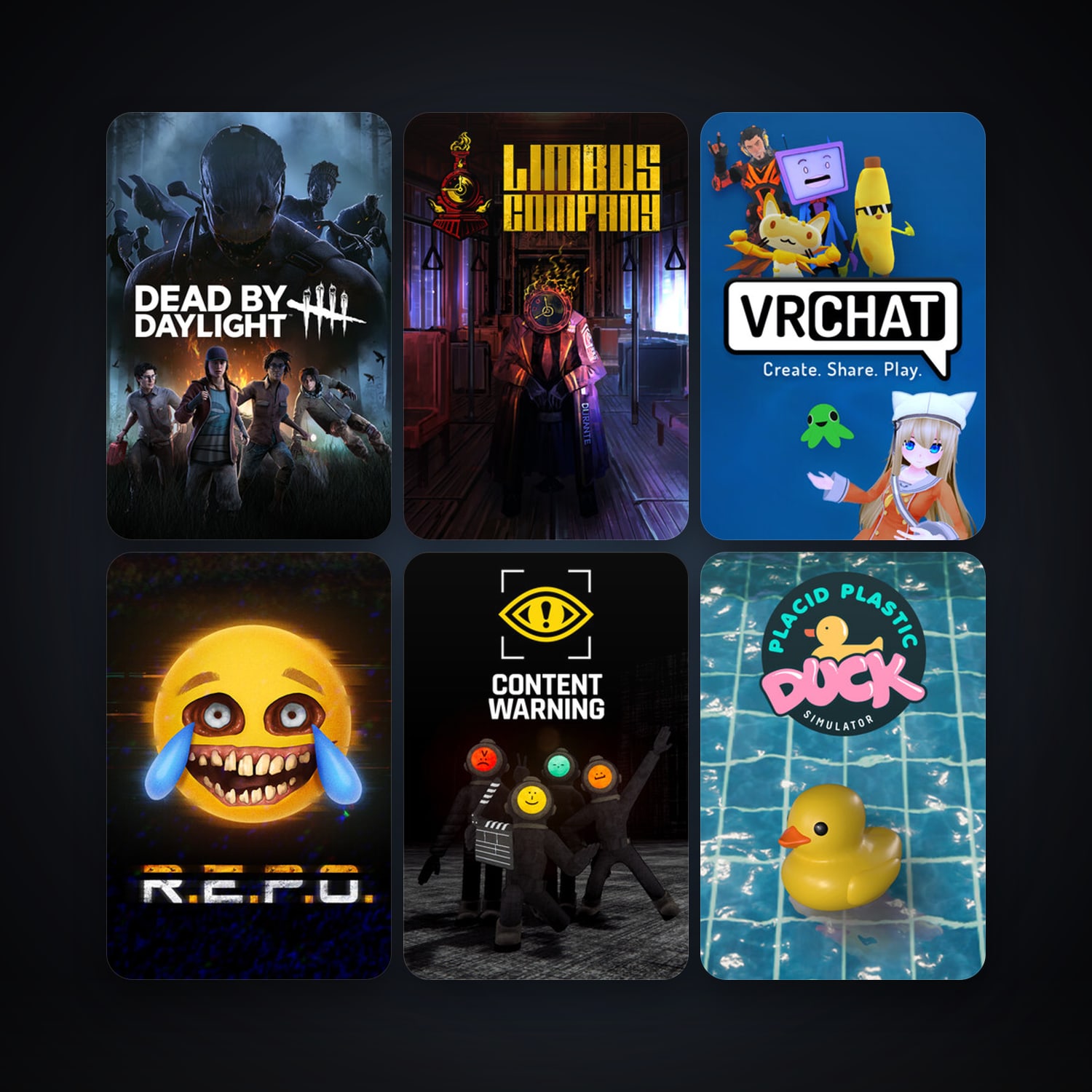 Dead by Daylight + VRChat, 14 games, clean — HabibiAccounts