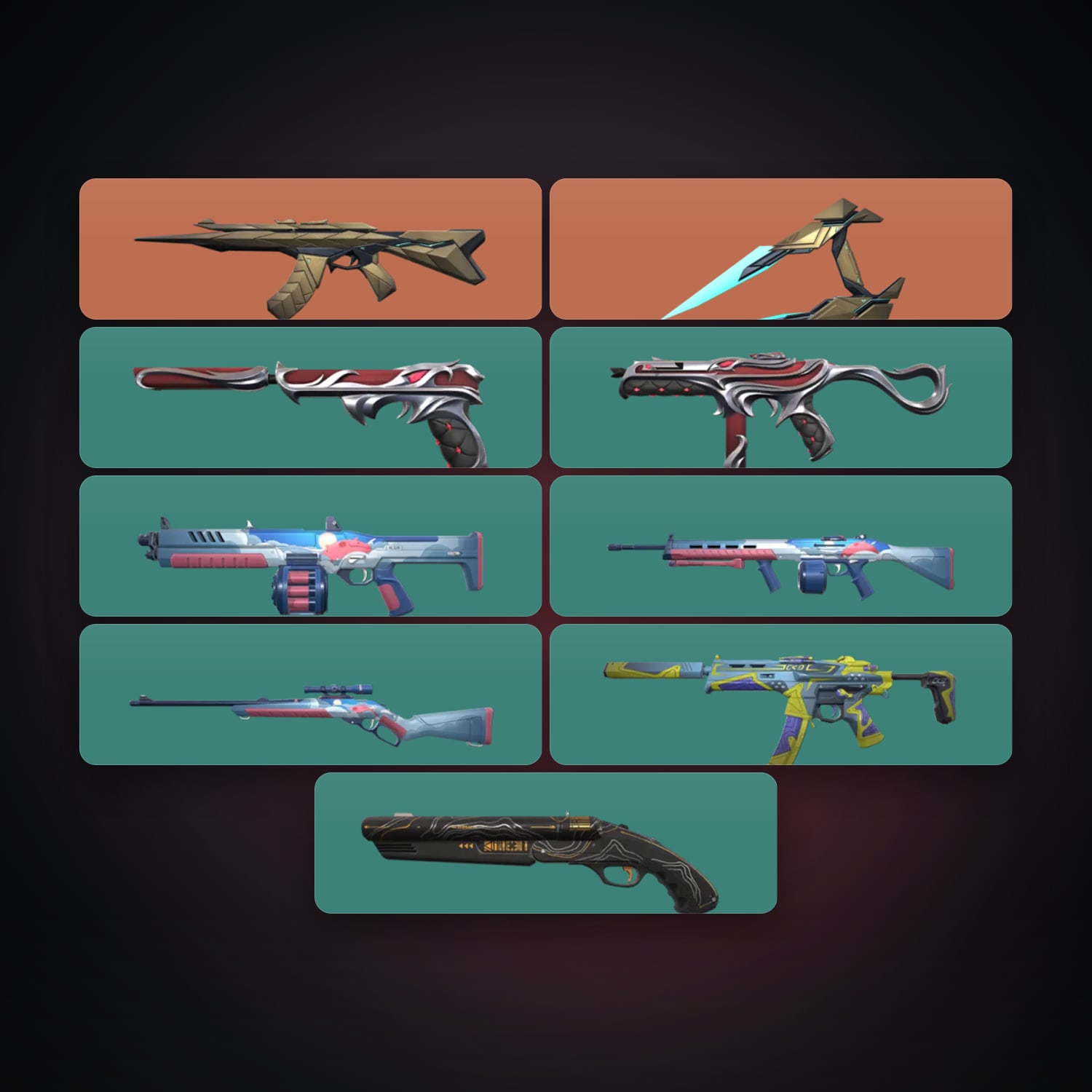 EU Gold 1 locker — 1 knives, 9 skins, lvl 37 — HabibiAccounts