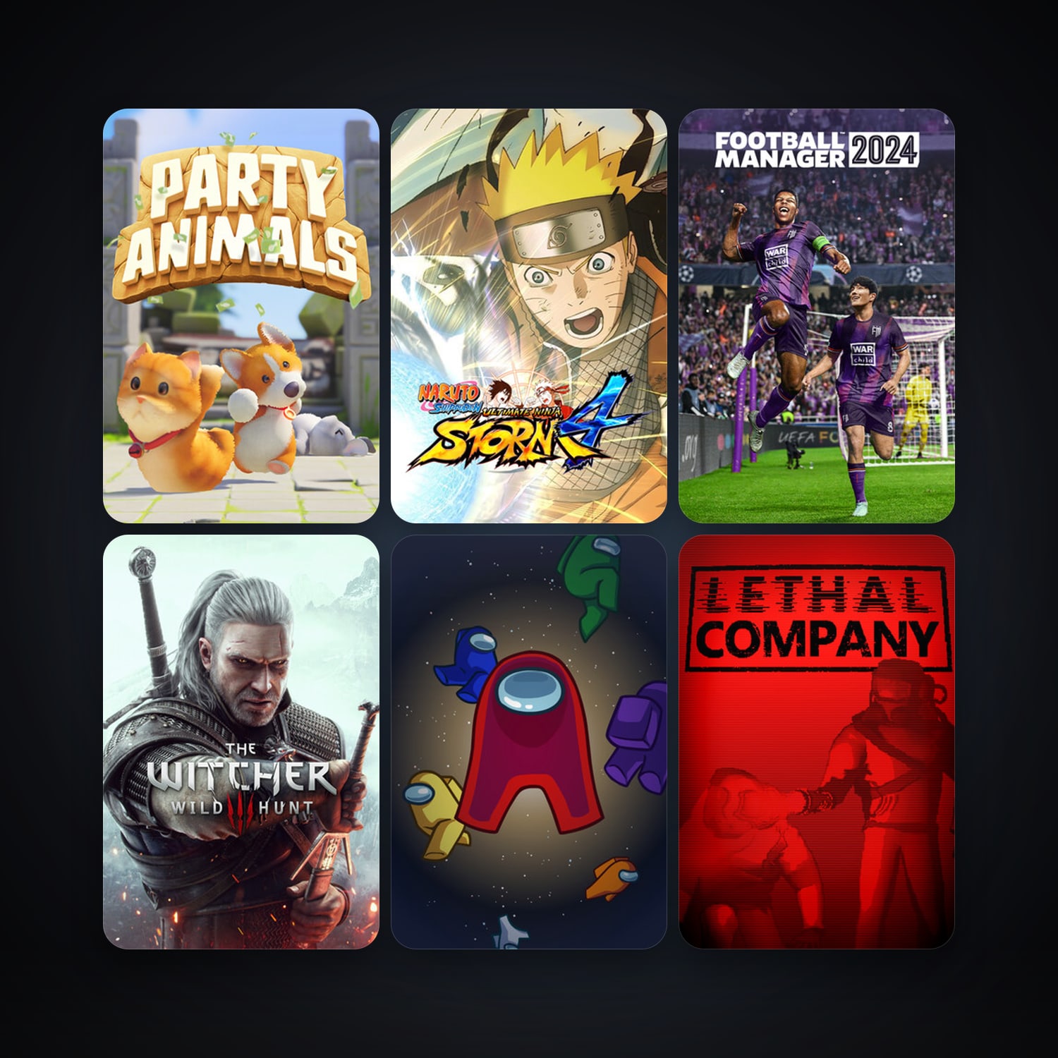 The Witcher 3: Wild Hunt + NARUTO SHIPPUDEN: Ultimate Ninja STORM 4, 33 games, clean — HabibiAccounts
