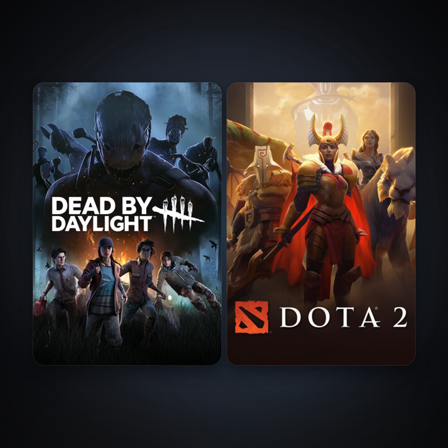 Dota 2 + Dead by Daylight, 3 games, clean — HabibiAccounts