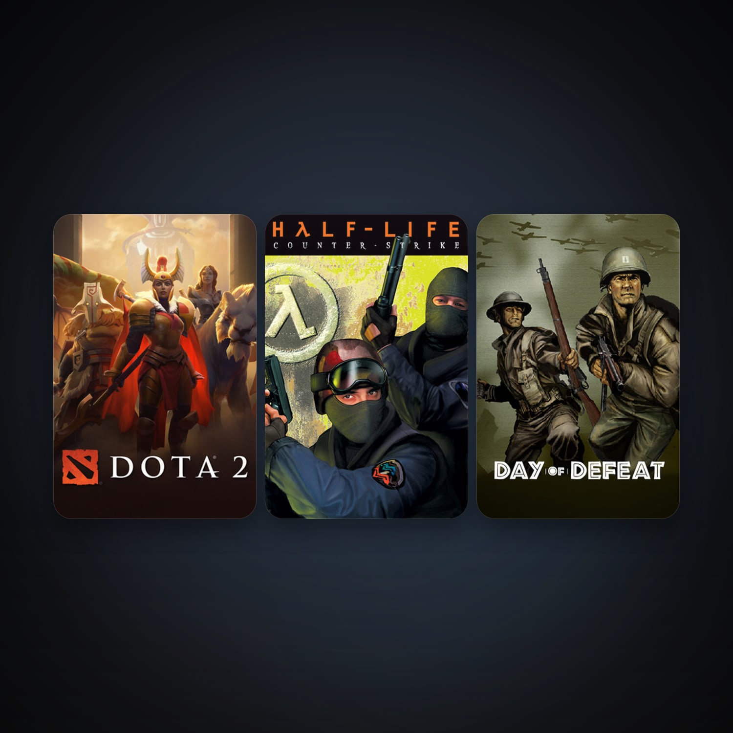 Counter-Strike + Day of Defeat, 9 games, clean — HabibiAccounts